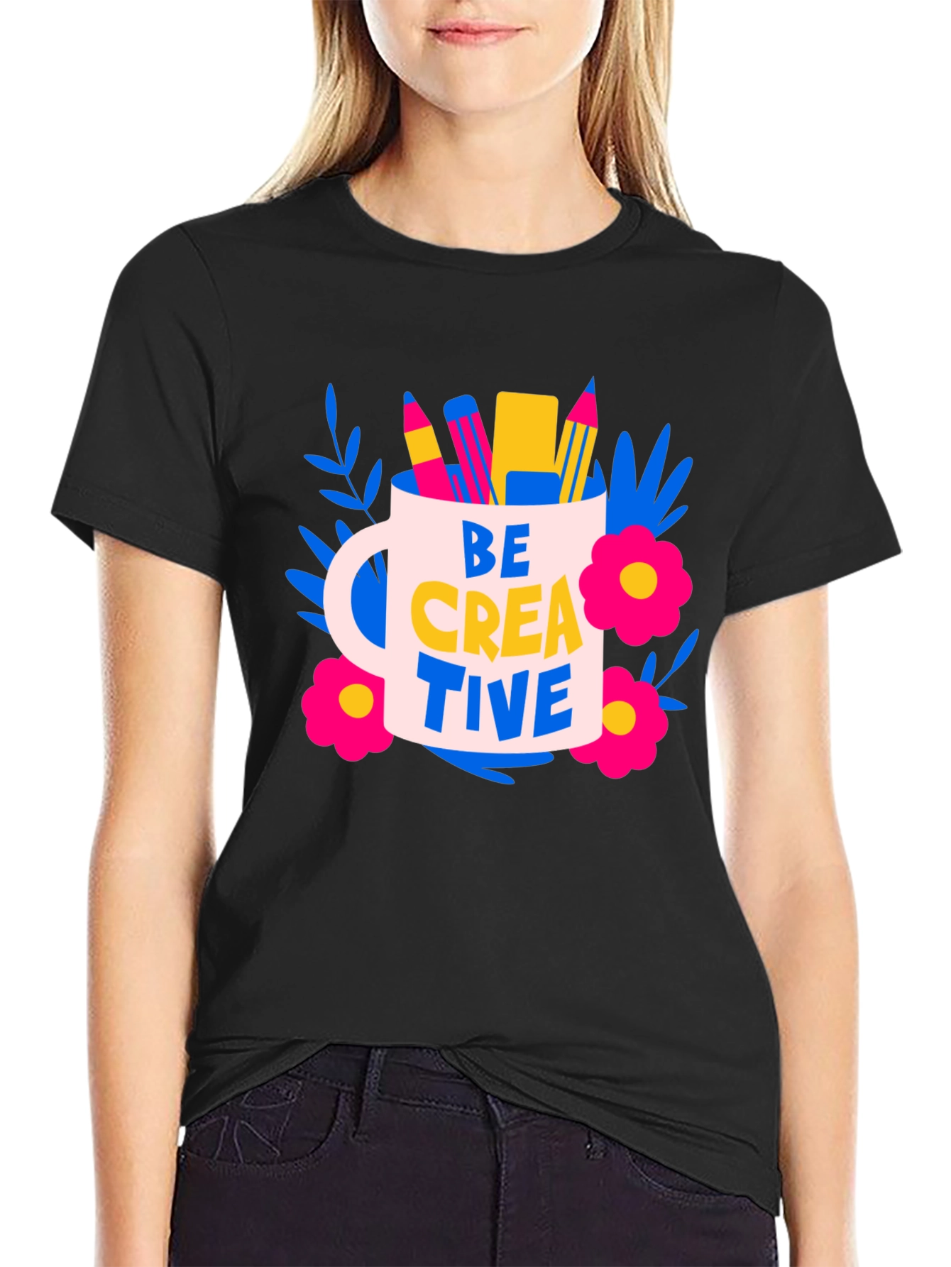 Be Creative T-Shirt - Artistic Design