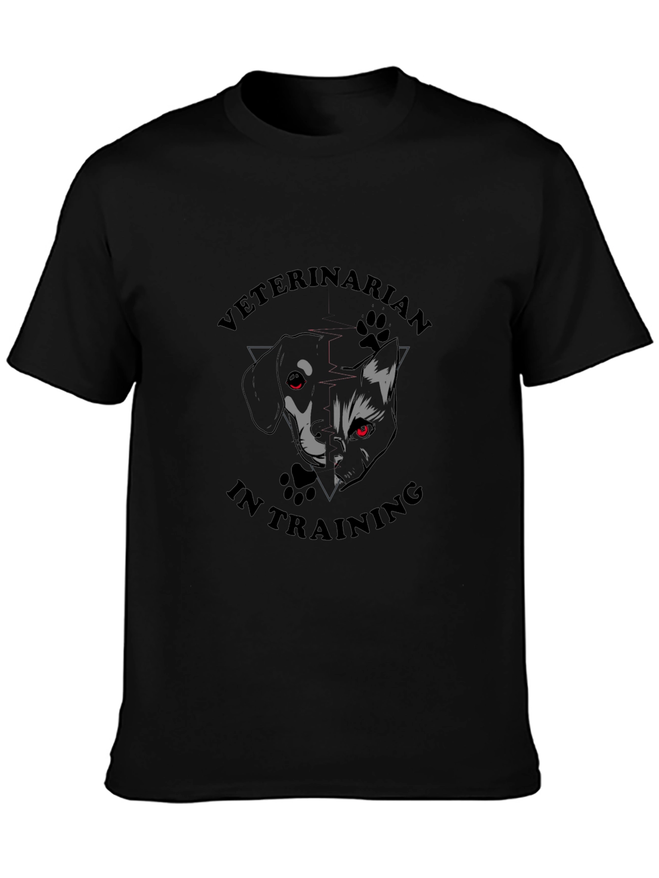 Veterinarian in Training Black T-Shirt