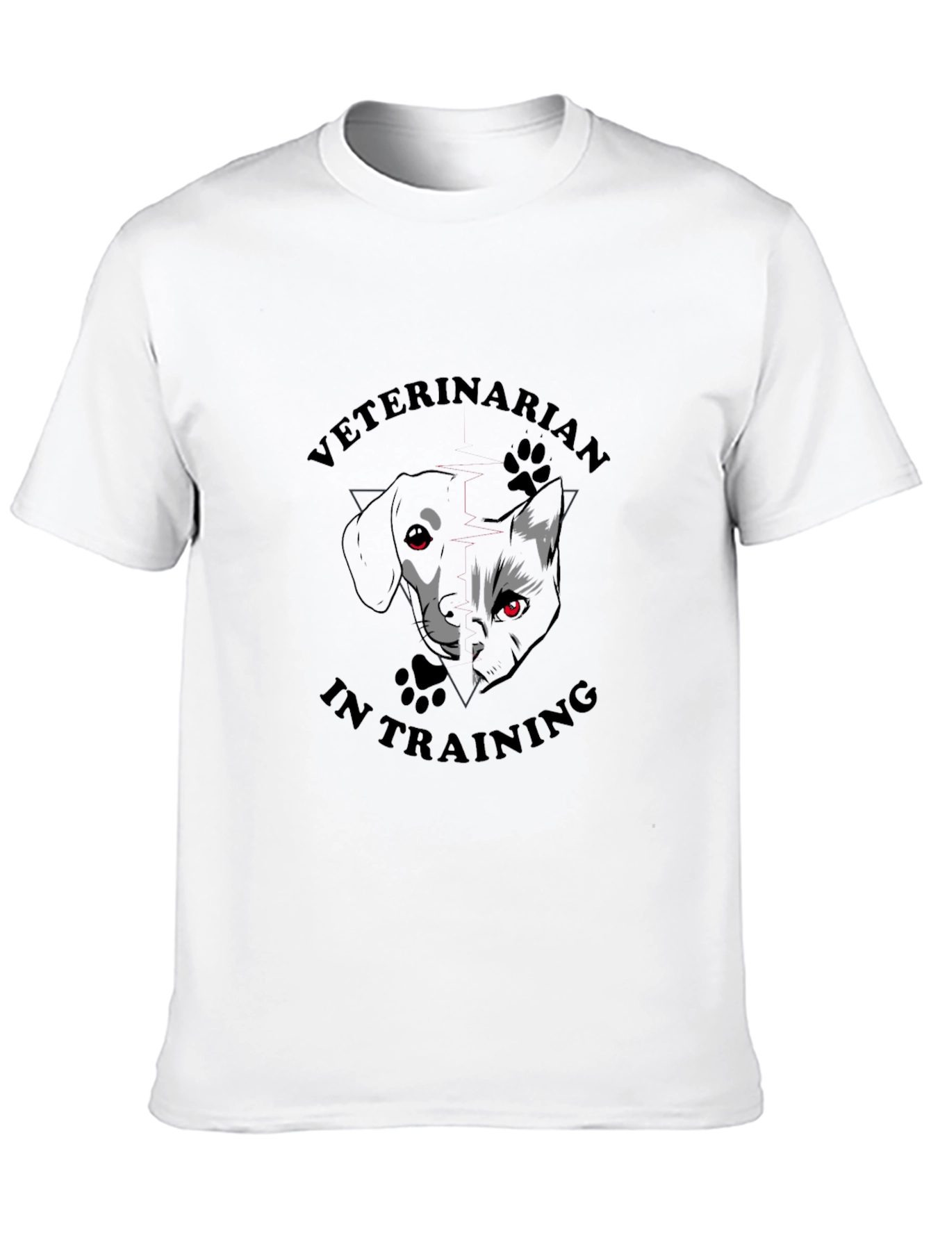 Veterinarian in Training Black T-Shirt