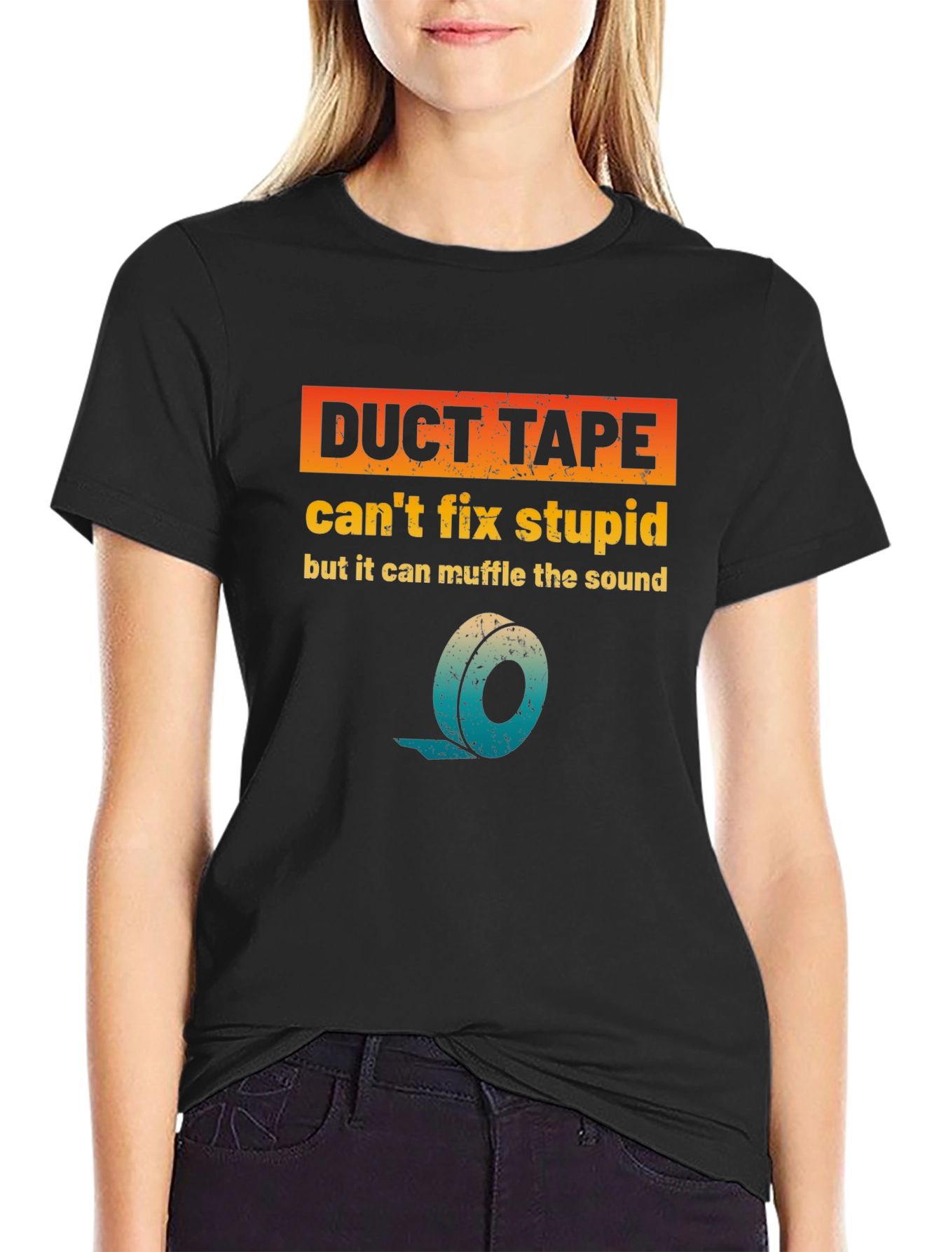 Duct Tape Fixes Stupid T-Shirt