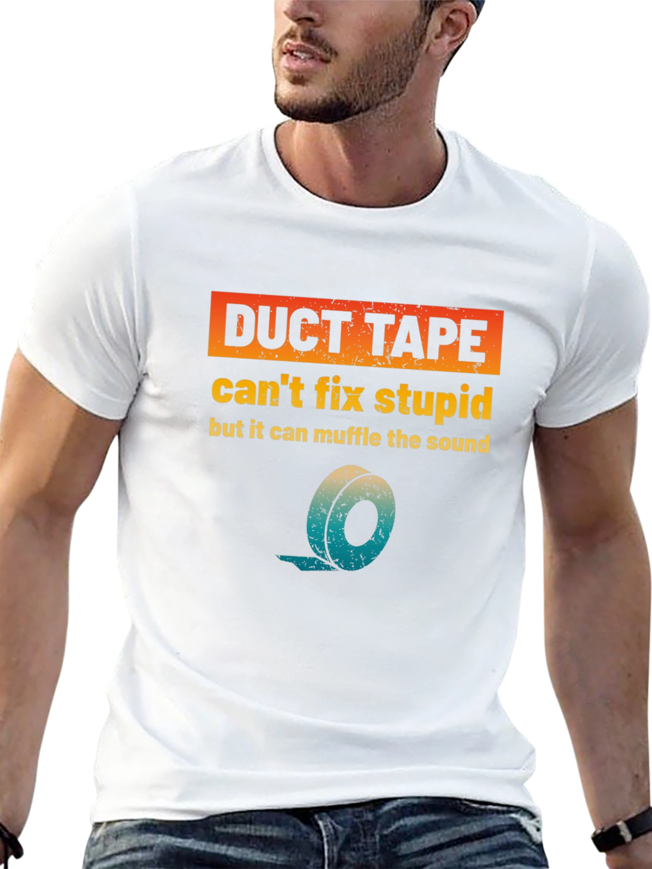 Duct Tape Fixes Stupid T-Shirt
