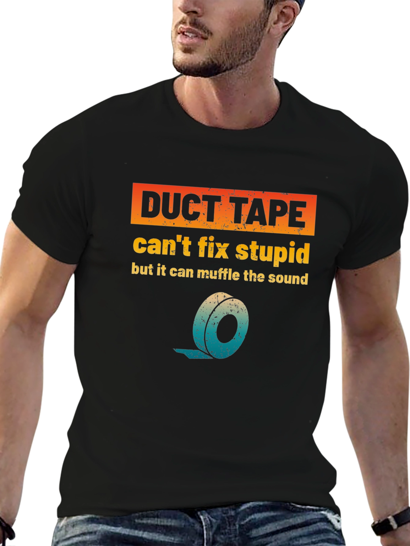 Duct Tape Fixes Stupid T-Shirt