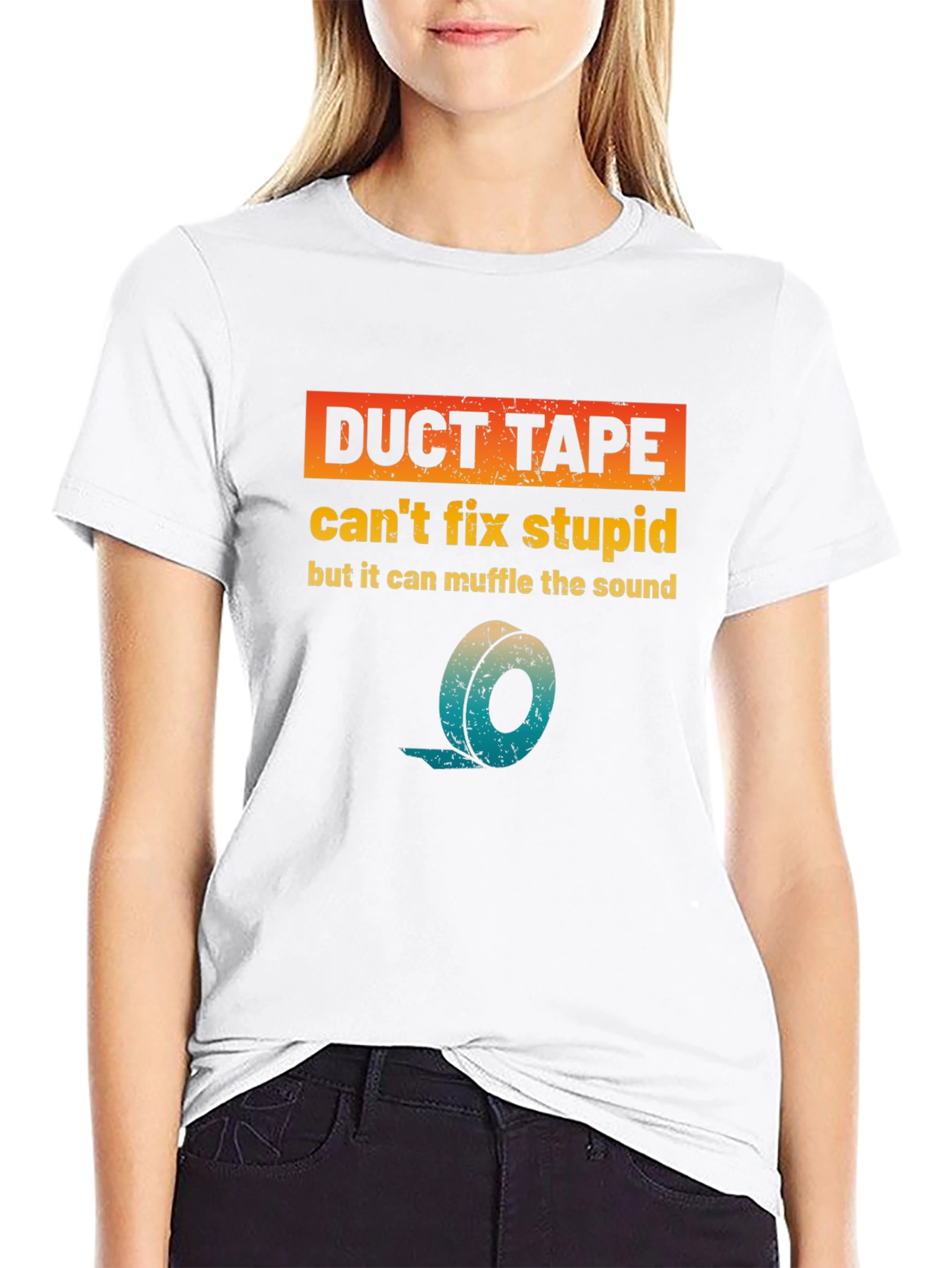 Duct Tape Fixes Stupid T-Shirt