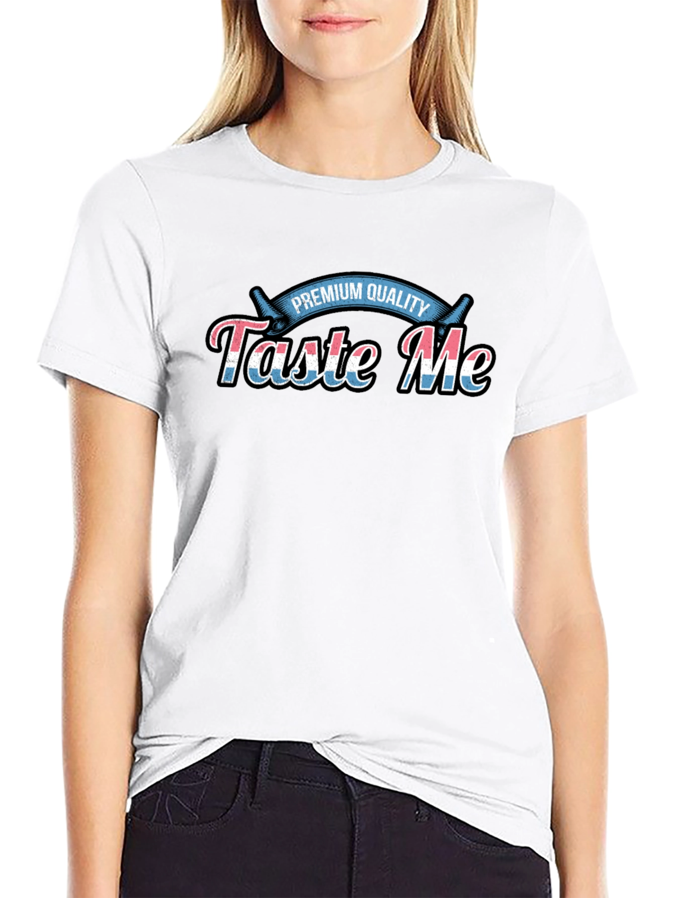 Taste Me Premium Quality Black T-Shirt