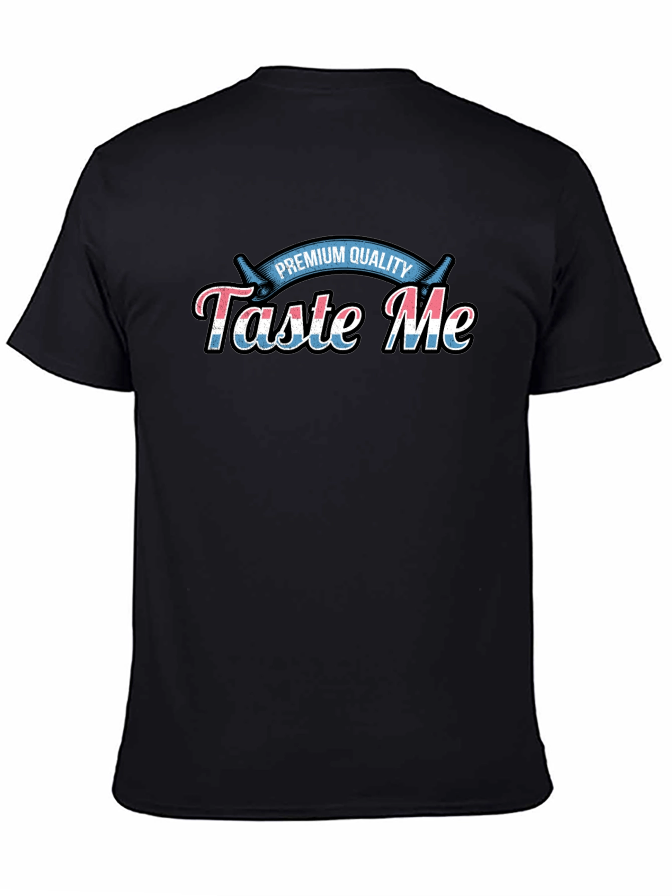 Taste Me Premium Quality Black T-Shirt