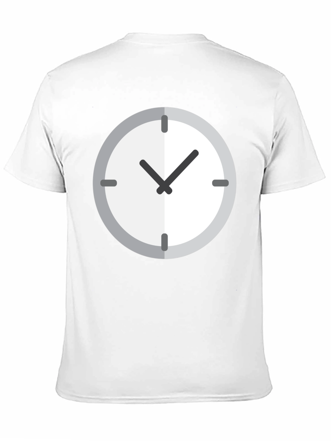 Time Flies Mens Black Graphic Tee