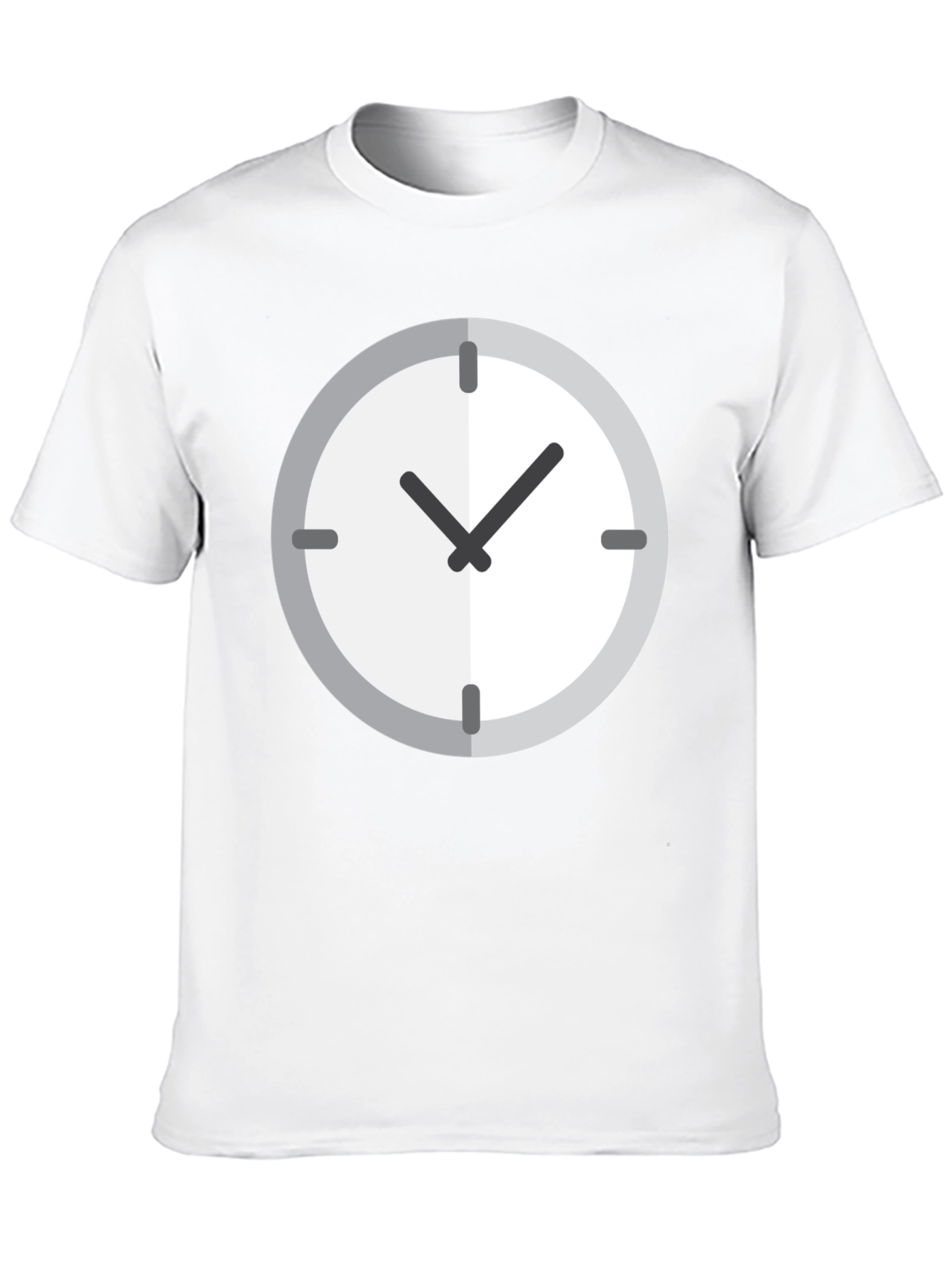 Time Flies Mens Black Graphic Tee