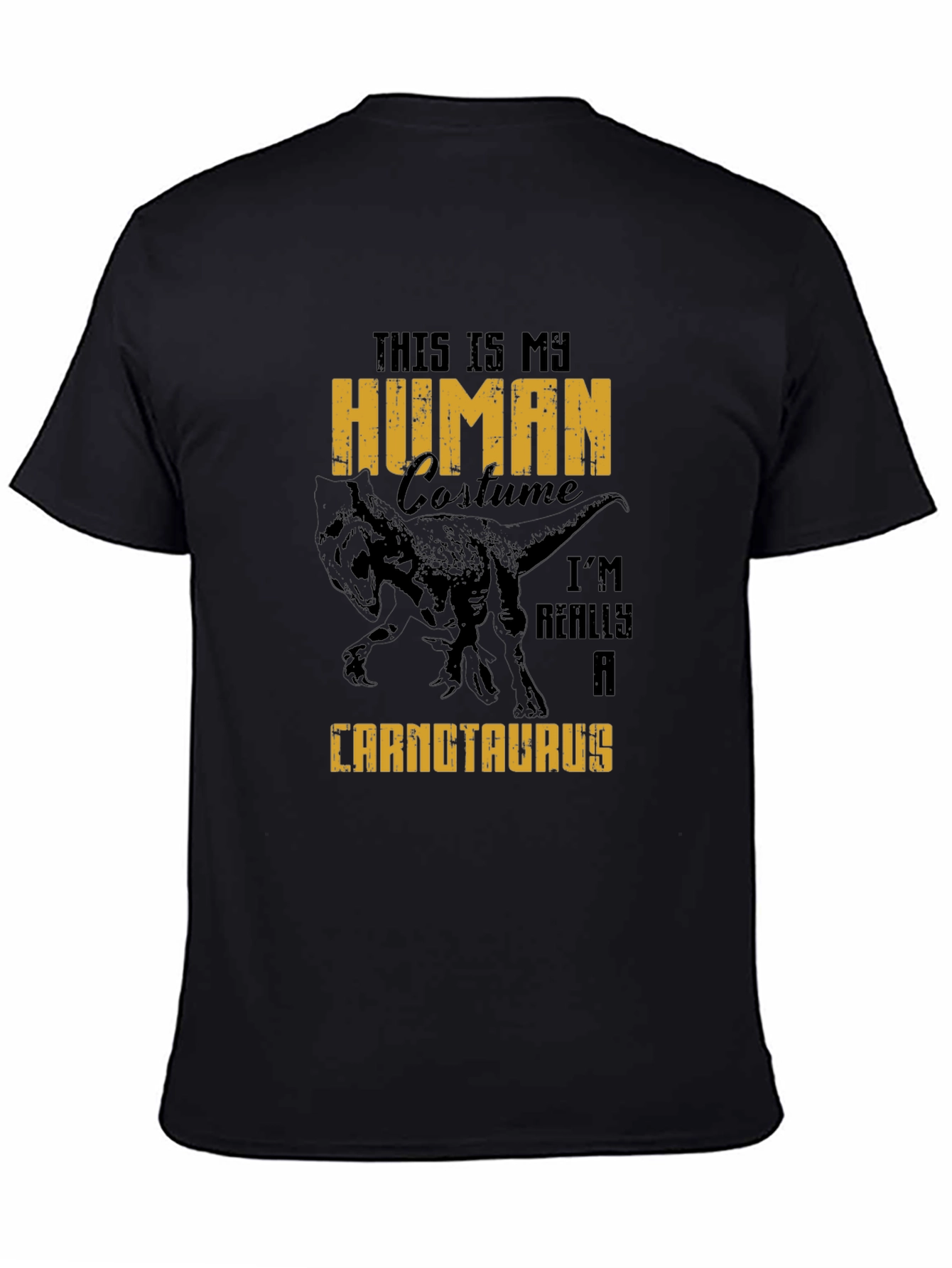 This is My Human Costume Carnotaurus Graphic Tee