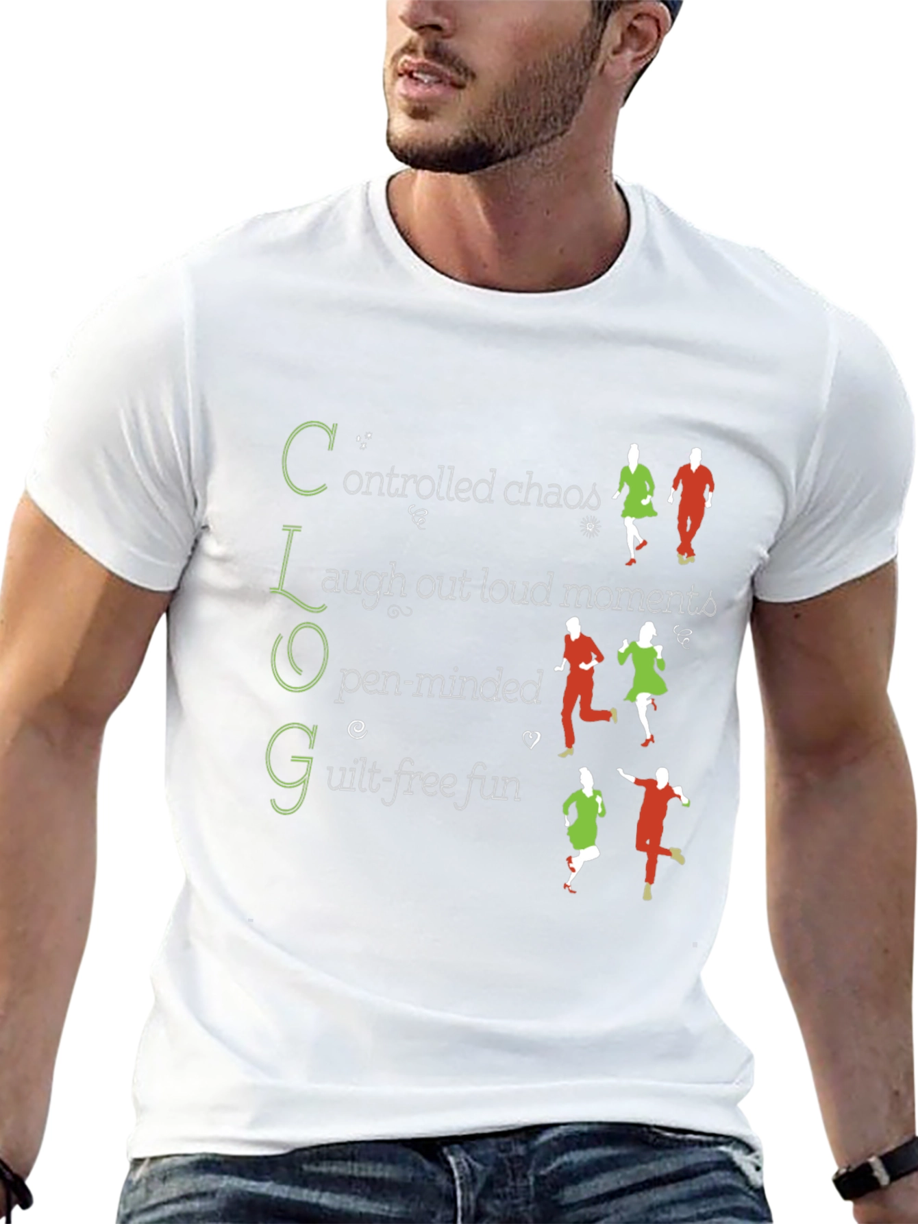 C.L.O.G T-Shirt: Controlled Chaos Fun Tee