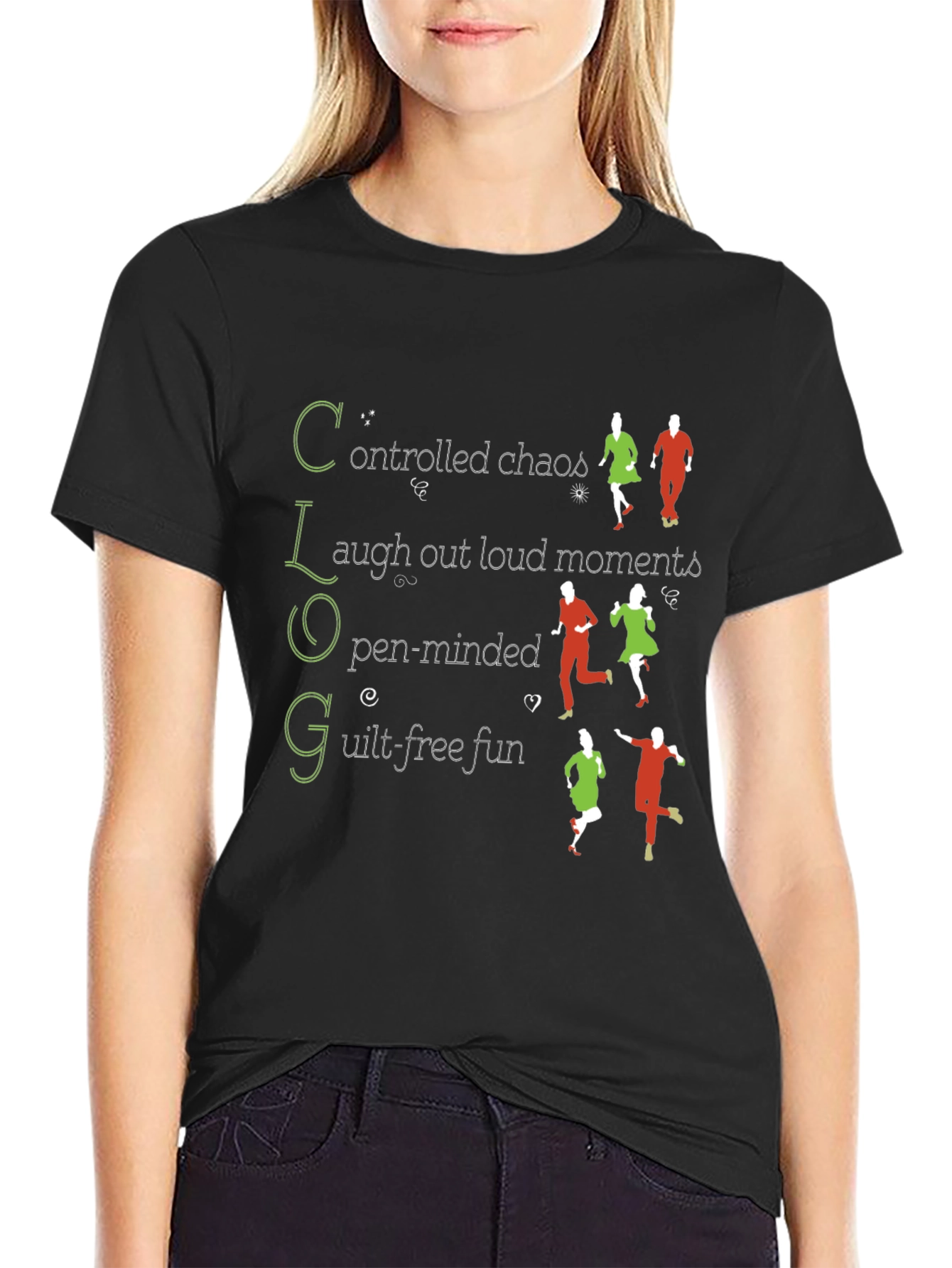 C.L.O.G T-Shirt: Controlled Chaos Fun Tee