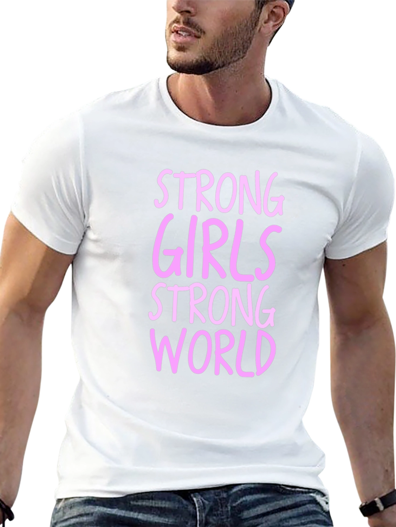 Strong Girls Strong World Graphic Tee