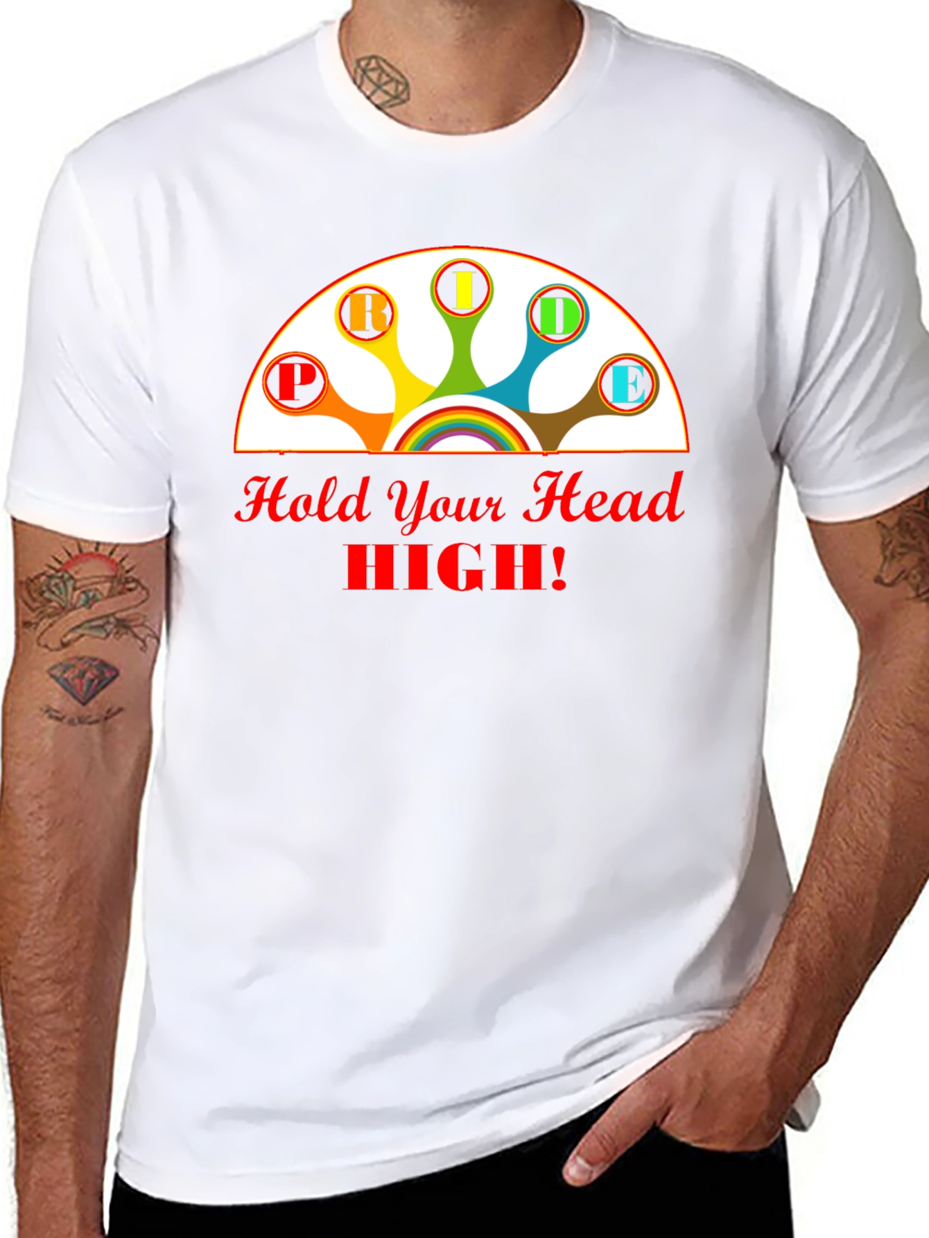 Pride T-Shirt - Hold Your Head High!