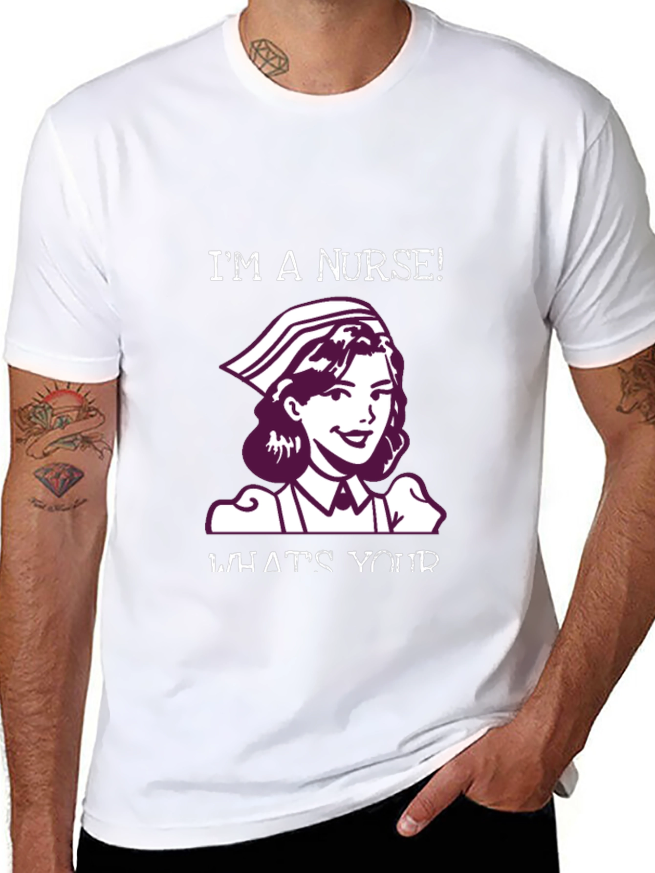 Im a Nurse T-Shirt - Novelty Healthcare Apparel