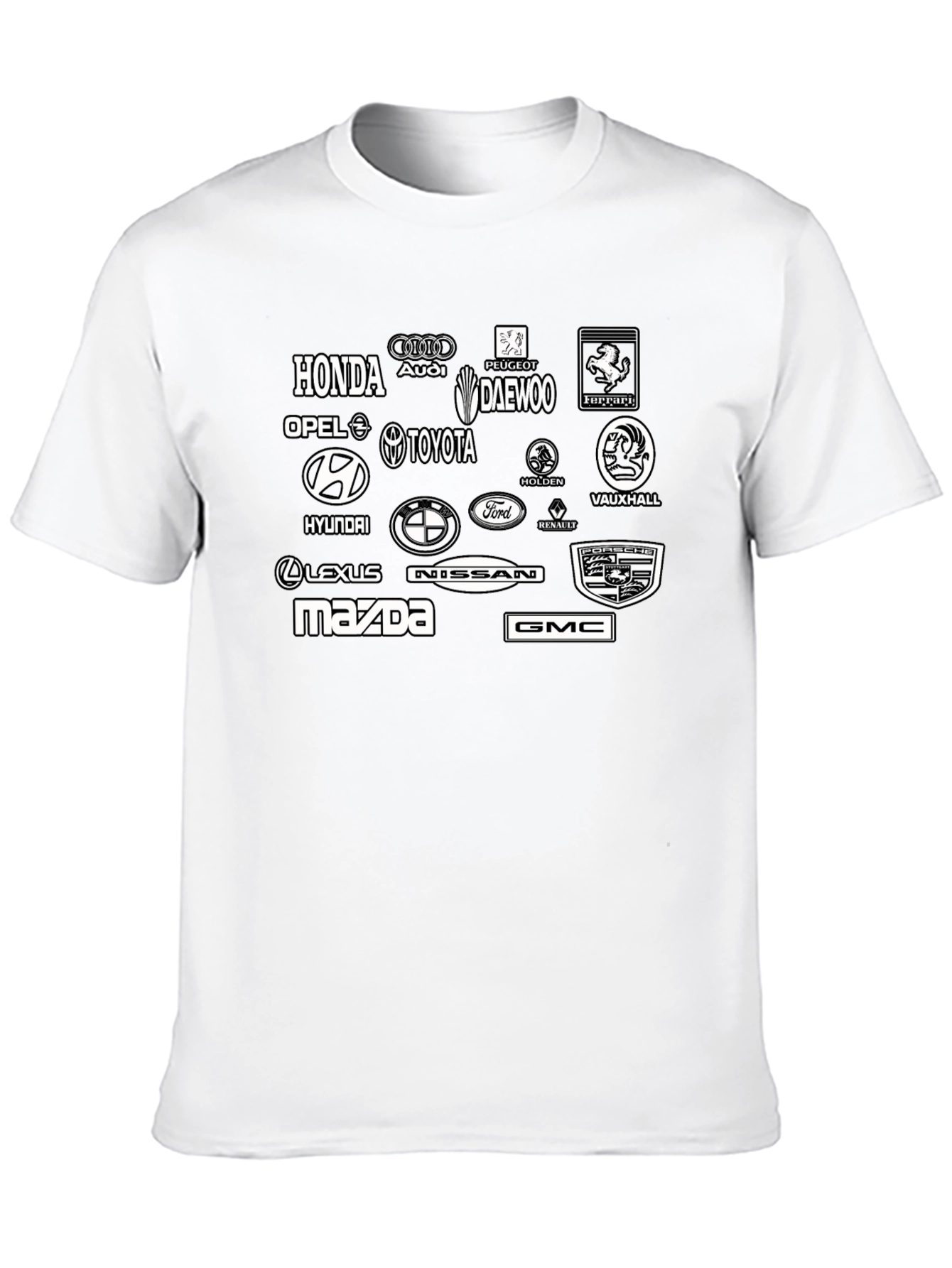 Car Brands Graphic T-Shirt