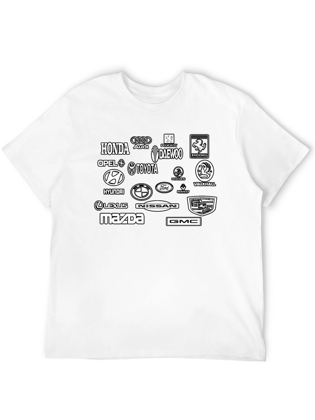 Car Brands Graphic T-Shirt