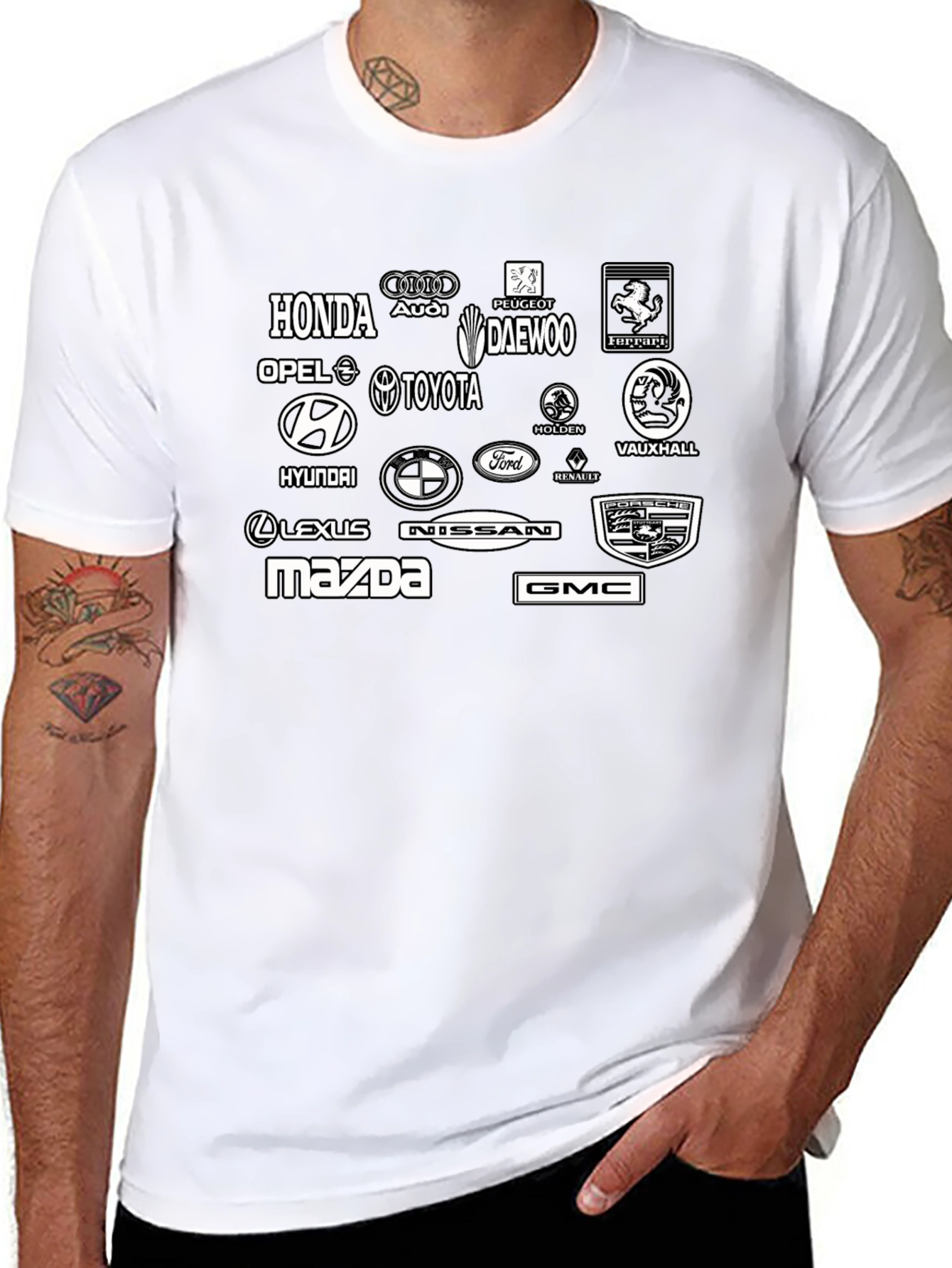 Car Brands Graphic T-Shirt