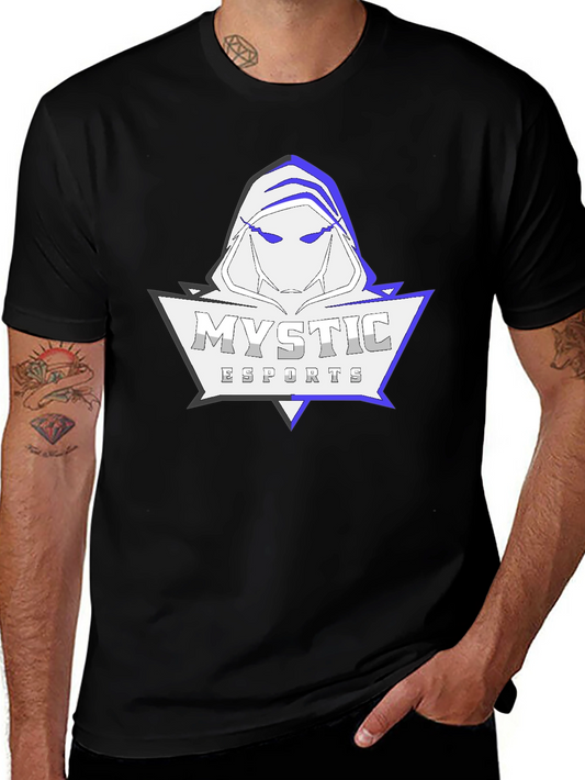 Mystic Esports Graphic Print Black T-Shirt