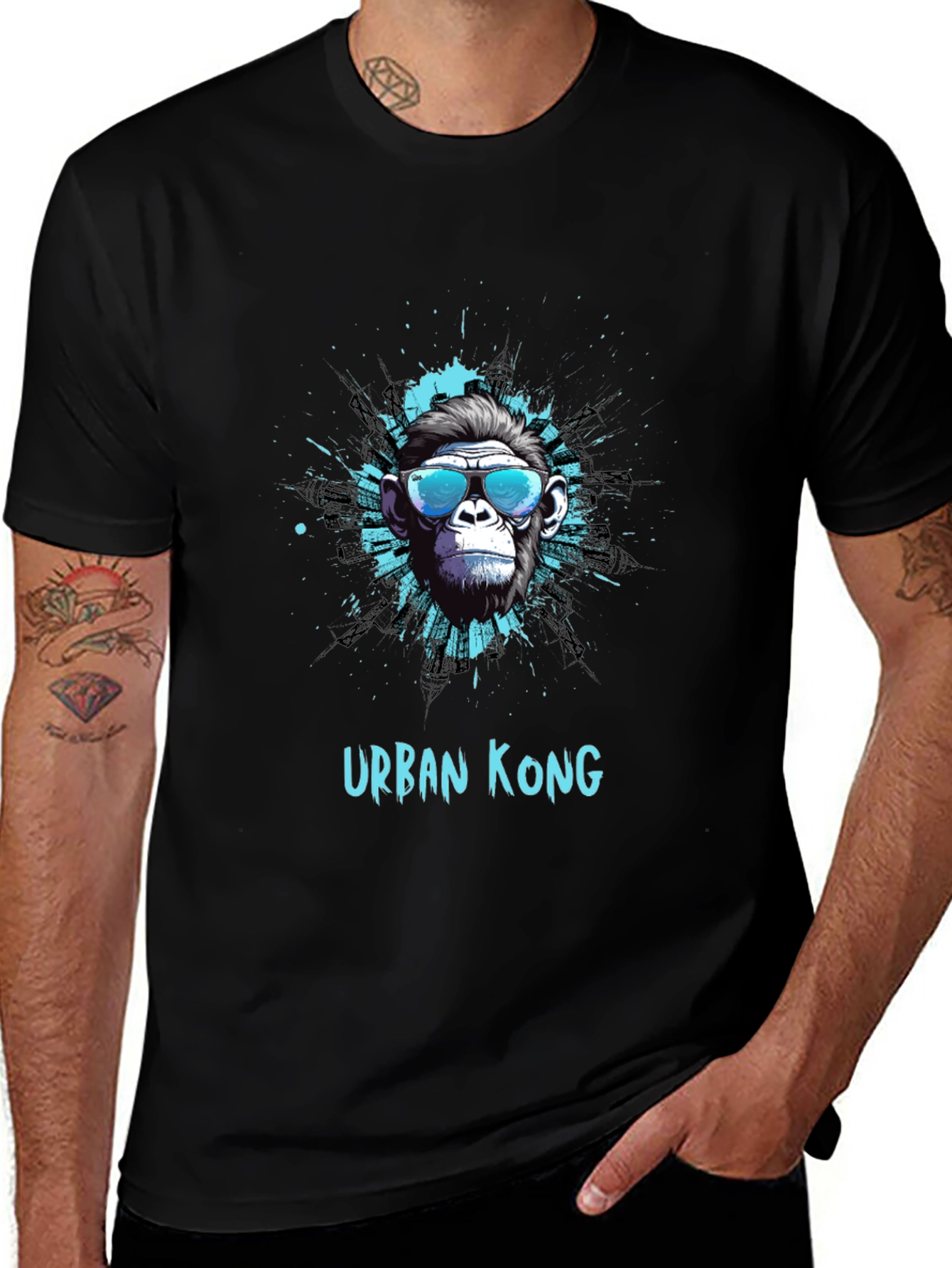 Urban Kong Tee: Cool Ape Graphic T-Shirt