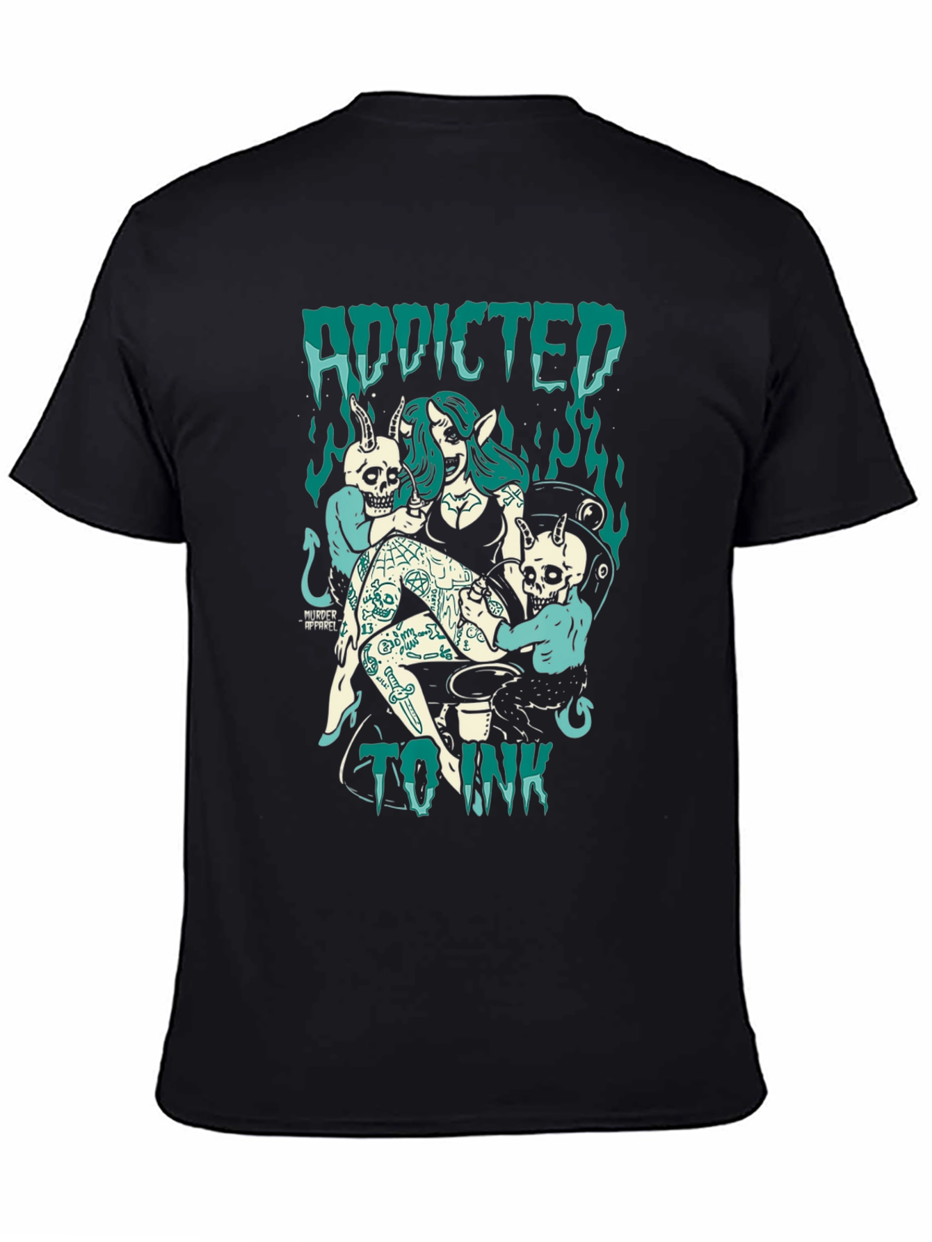 Addicted to Ink Graphic Tee - Black T-Shirt