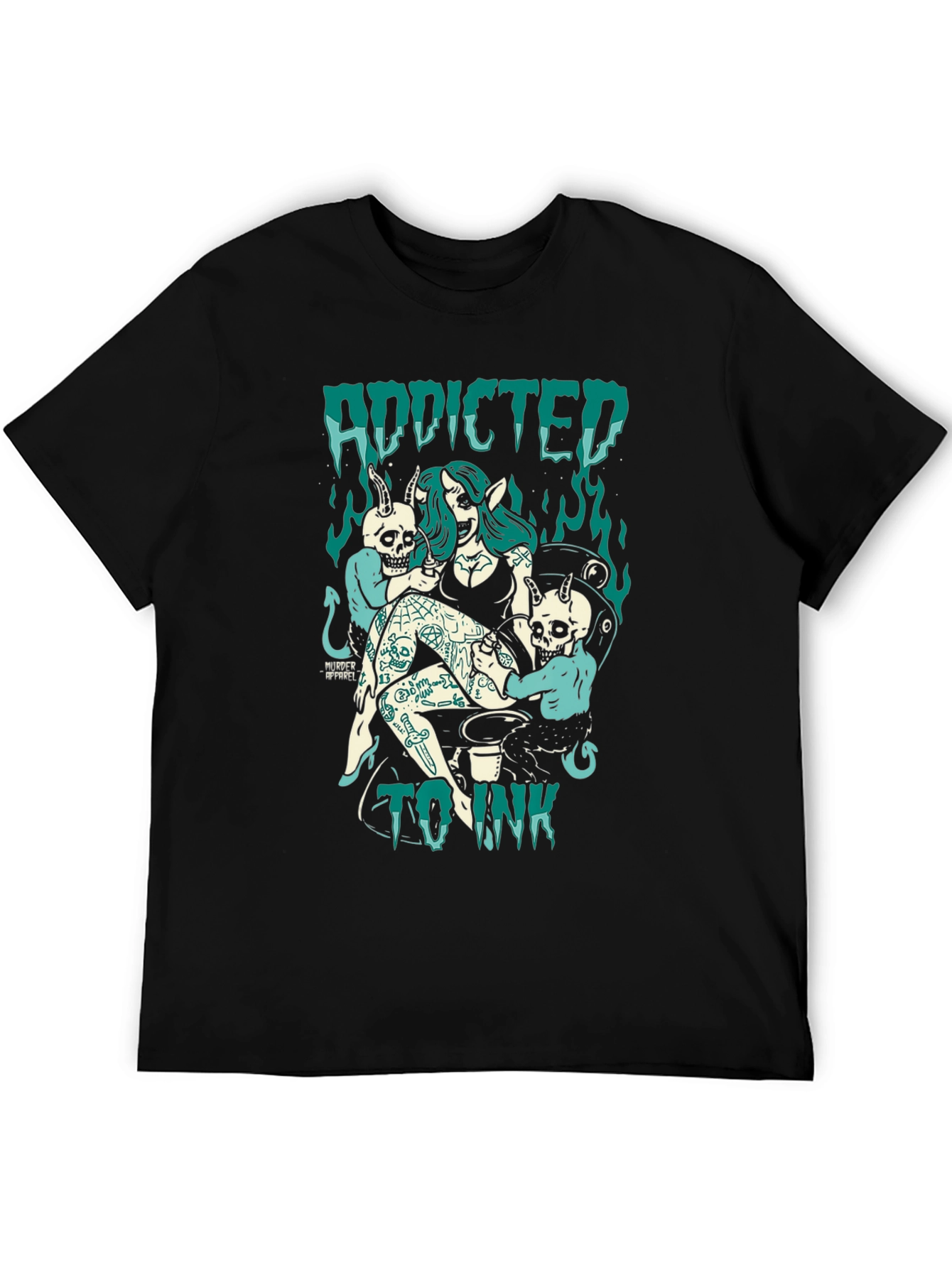 Addicted to Ink Graphic Tee - Black T-Shirt