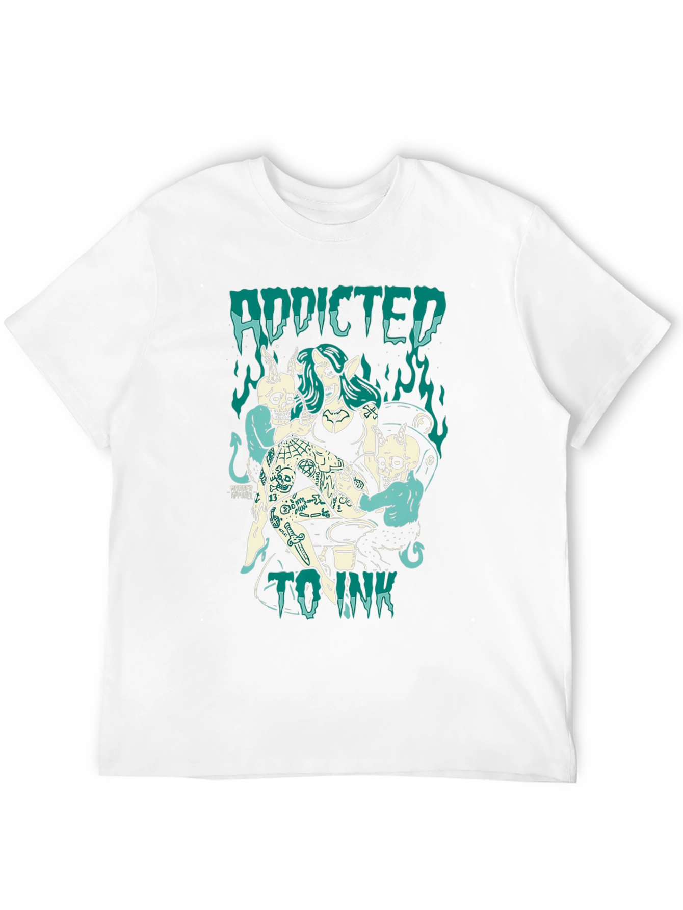 Addicted to Ink Graphic Tee - Black T-Shirt