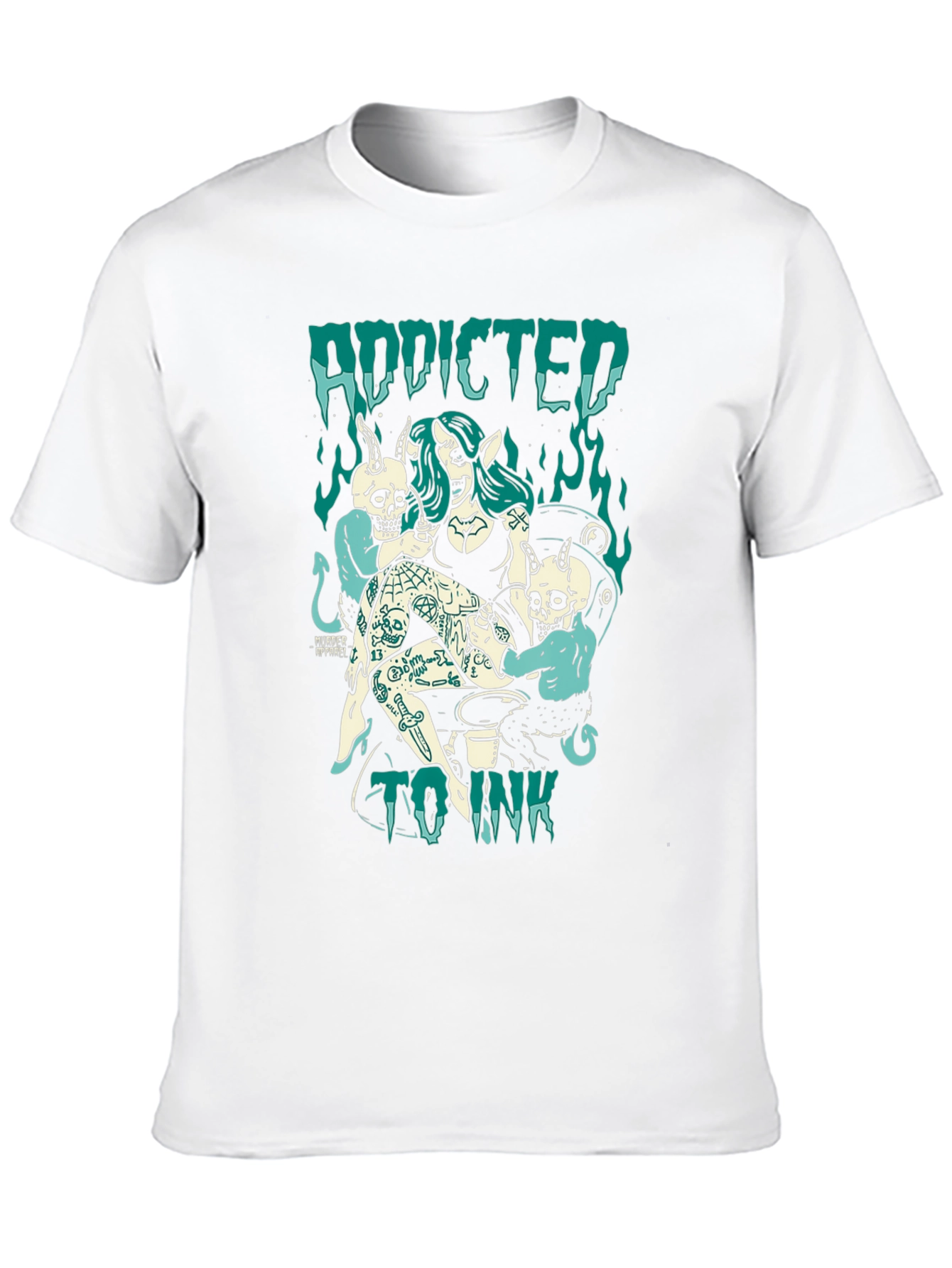 Addicted to Ink Graphic Tee - Black T-Shirt