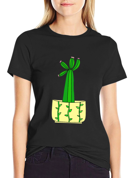 Cactus Graphic Tee - Unique Plant Lover Gift