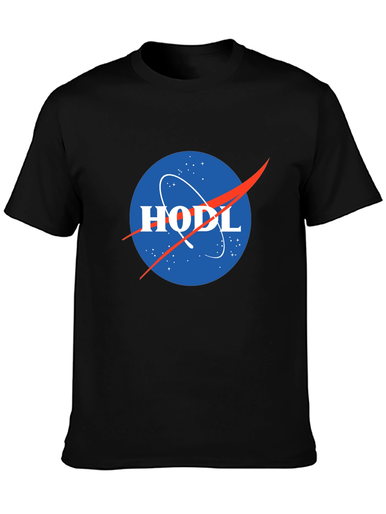 HODL NASA Style Graphic Tee