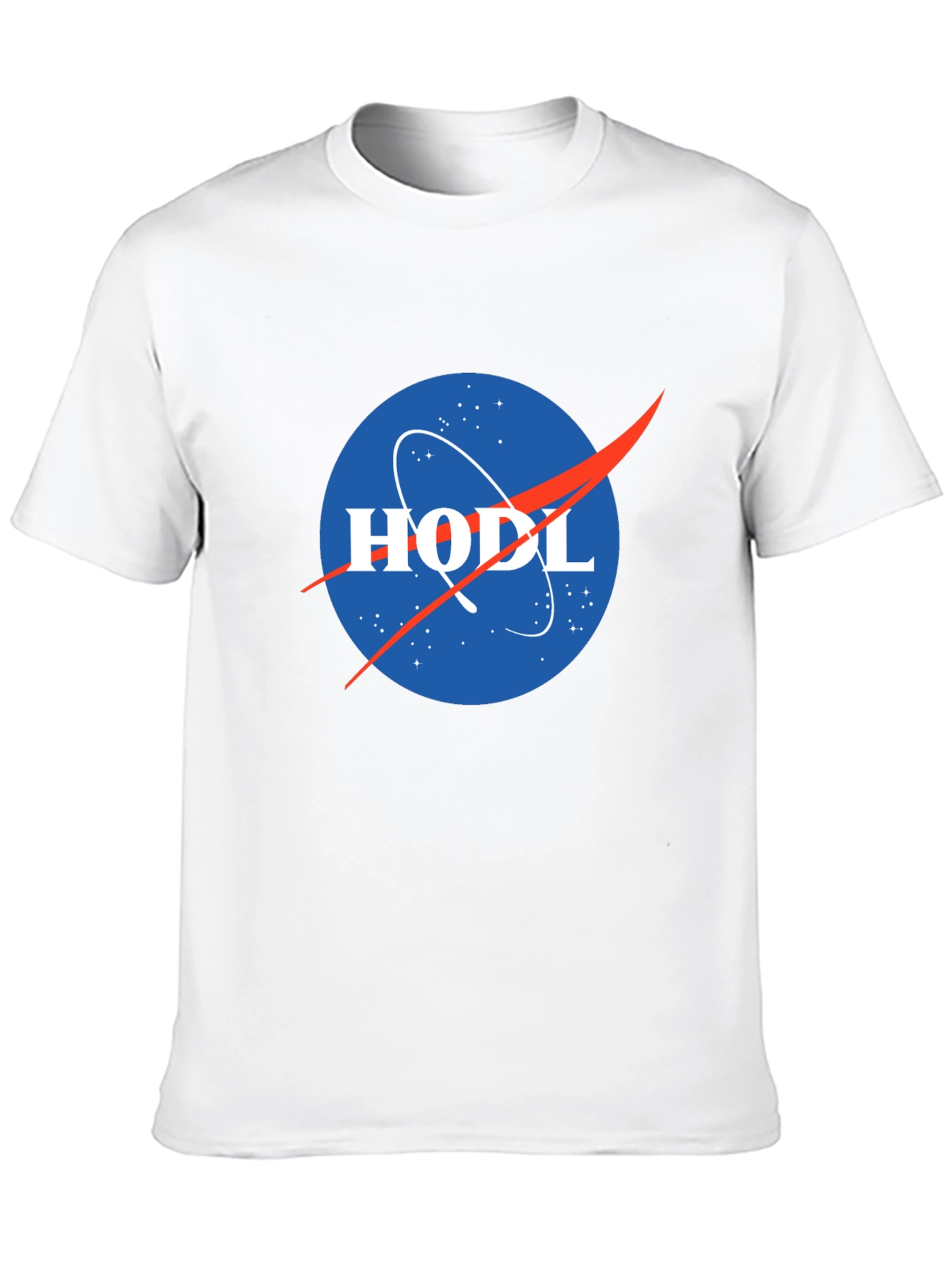 HODL NASA Style Graphic Tee
