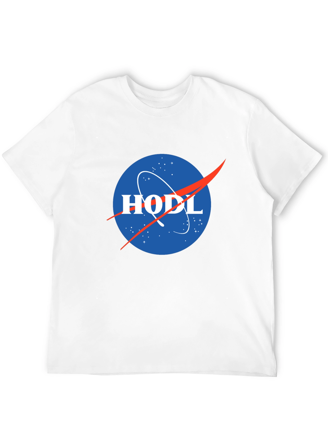 HODL NASA Style Graphic Tee