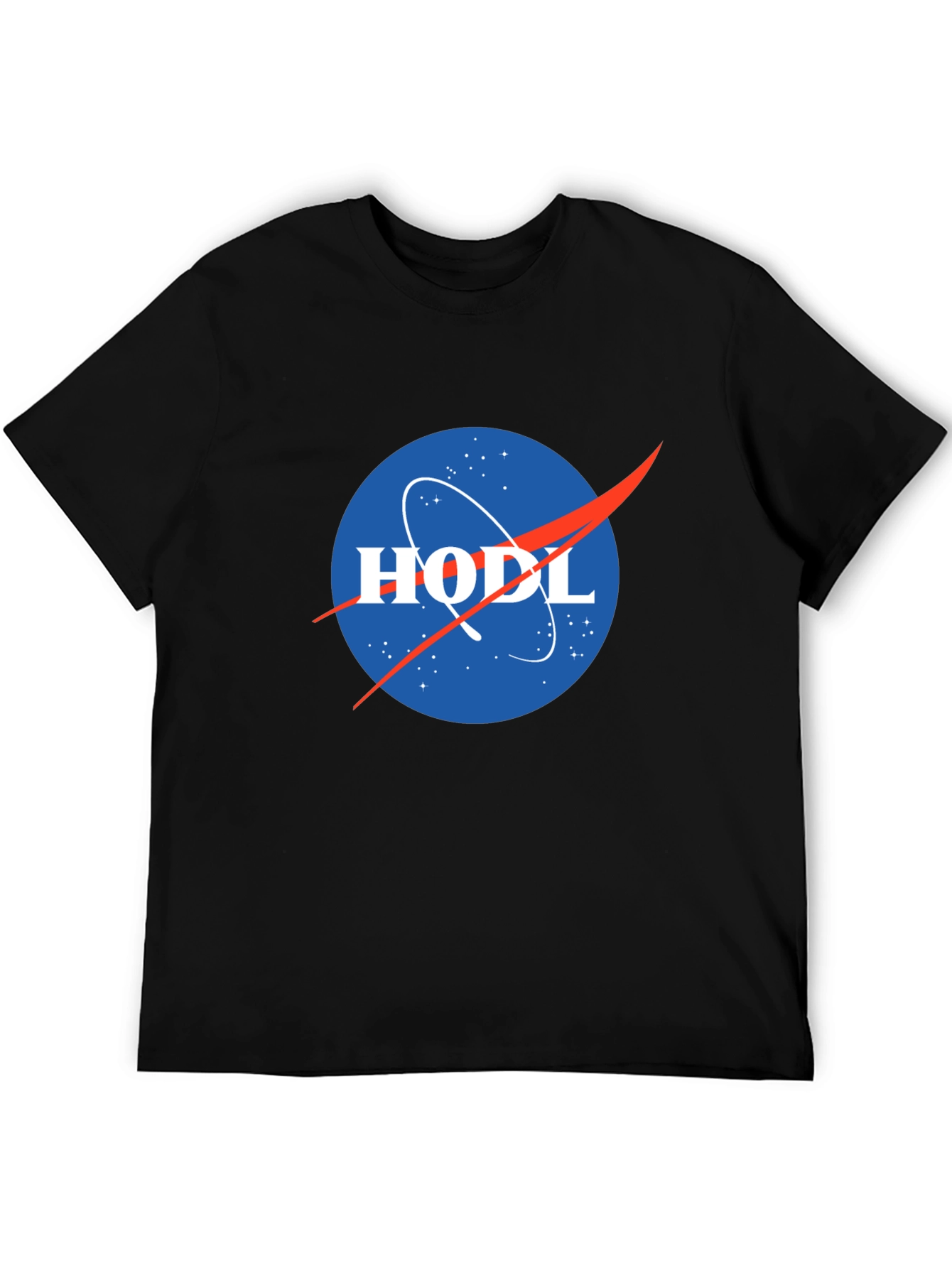 HODL NASA Style Graphic Tee