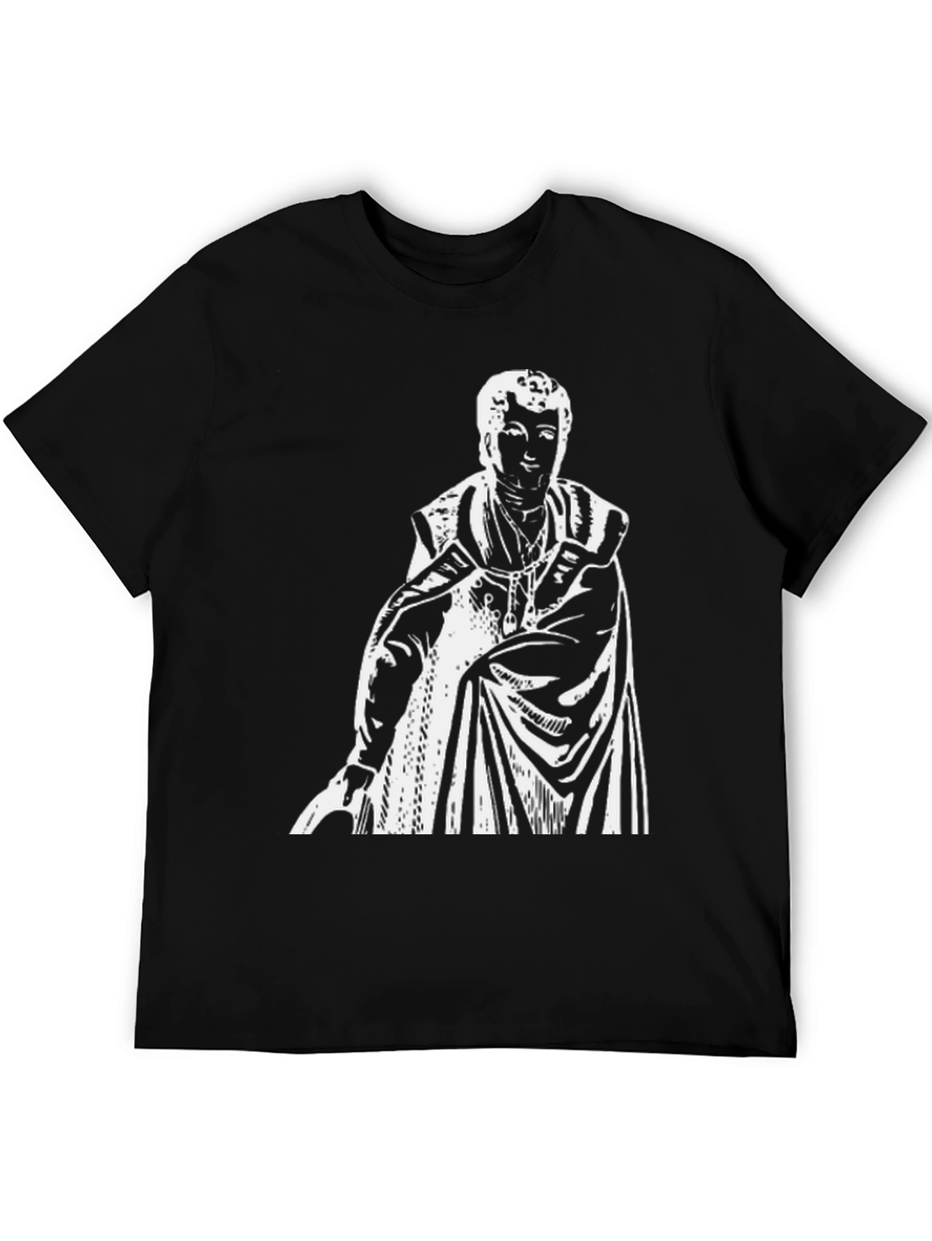 Statue Graphic T-Shirt - Black