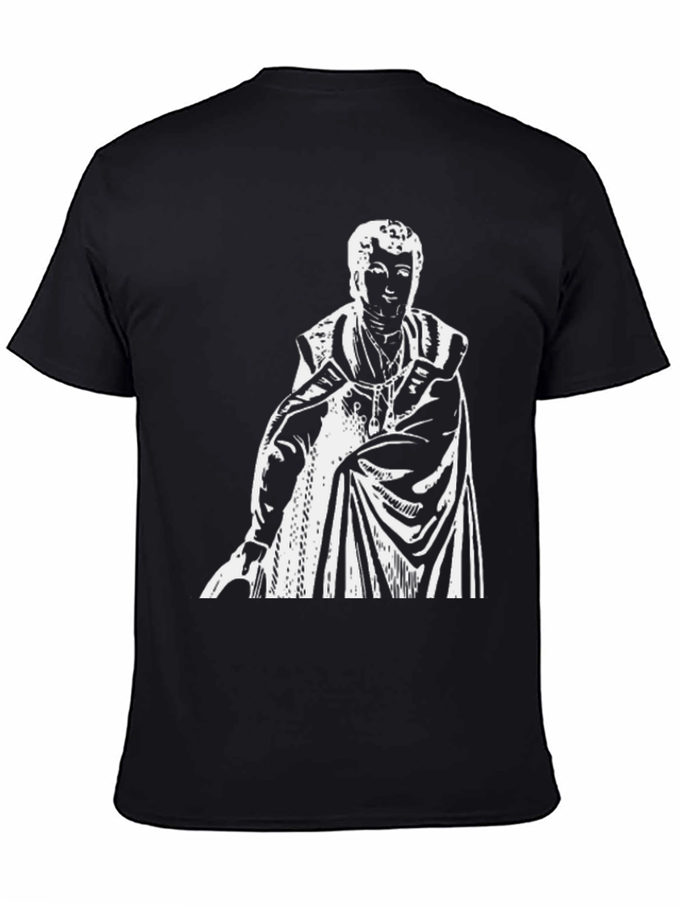 Statue Graphic T-Shirt - Black