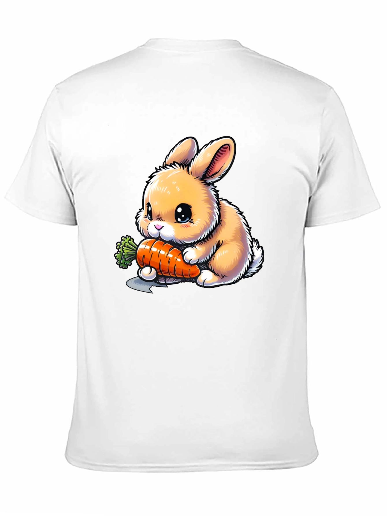 Cute Bunny Carrot Graphic Tee