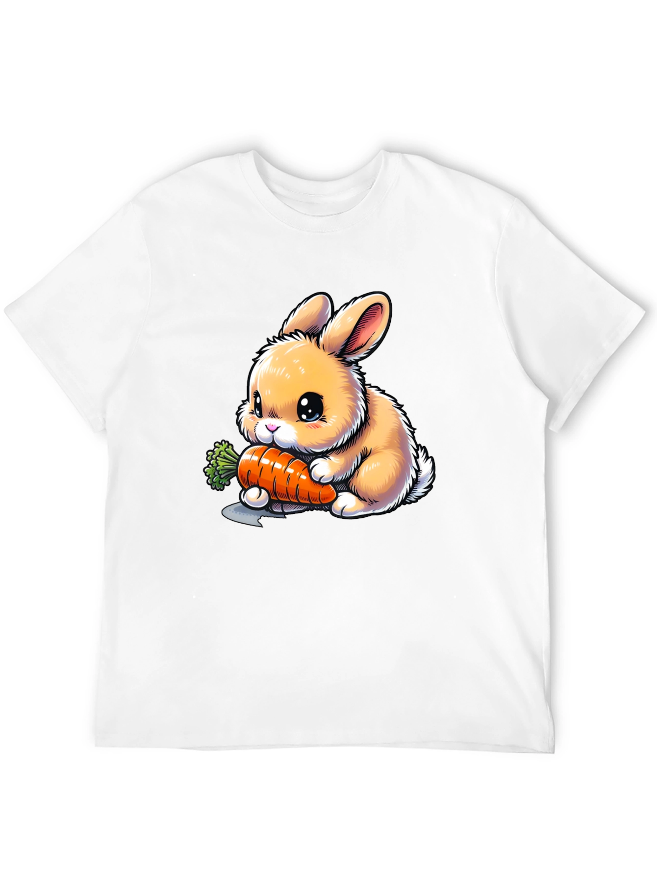 Cute Bunny Carrot Graphic Tee