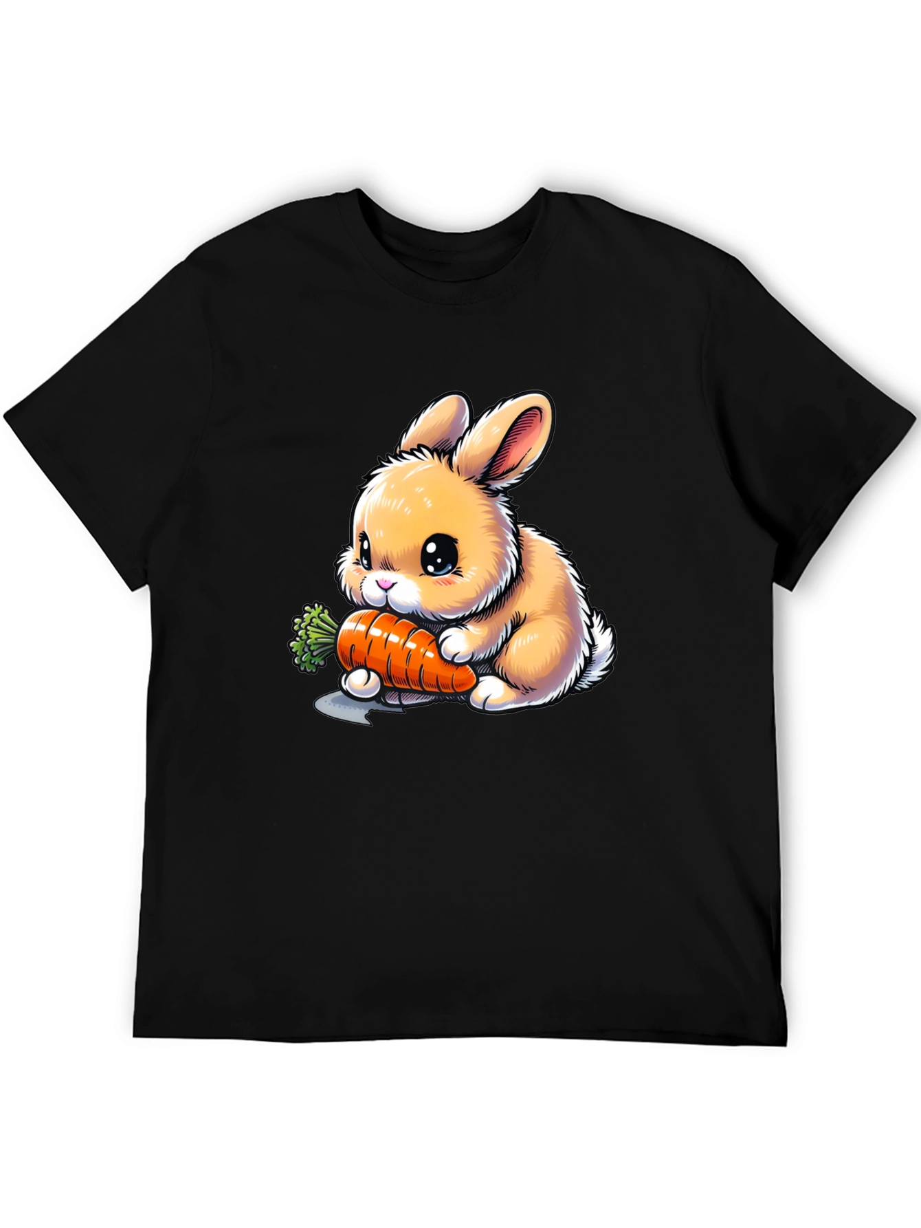 Cute Bunny Carrot Graphic Tee