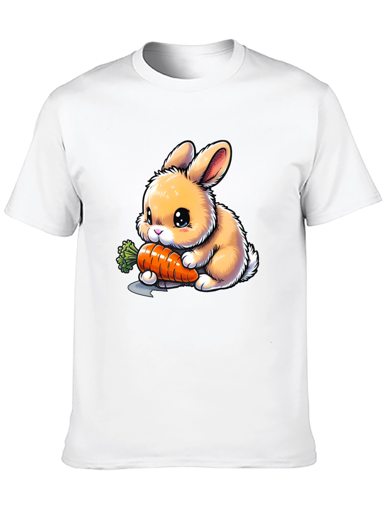 Cute Bunny Carrot Graphic Tee