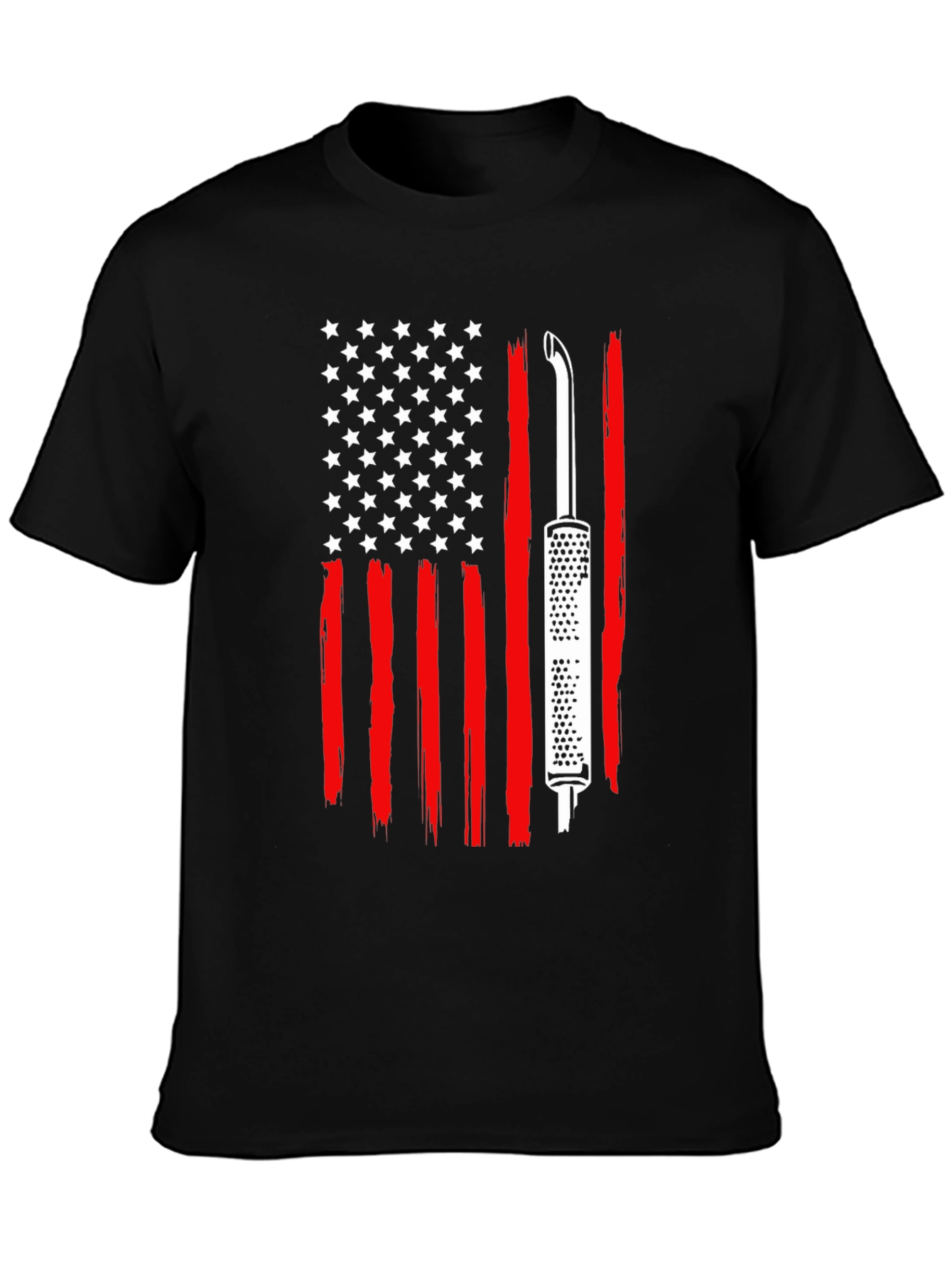 Trucker American Flag T-Shirt
