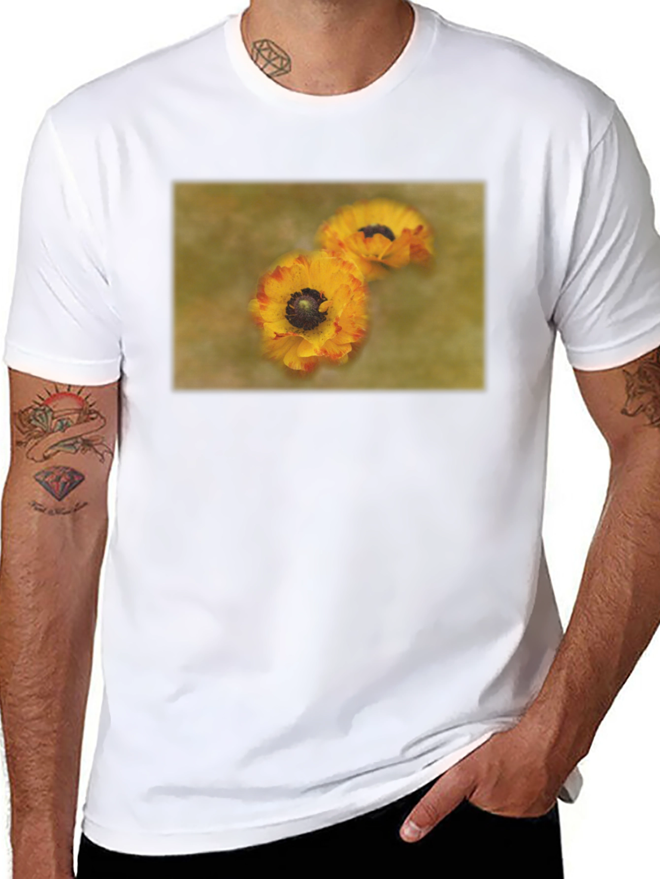Floral Graphic Tee - Stylish Comfort