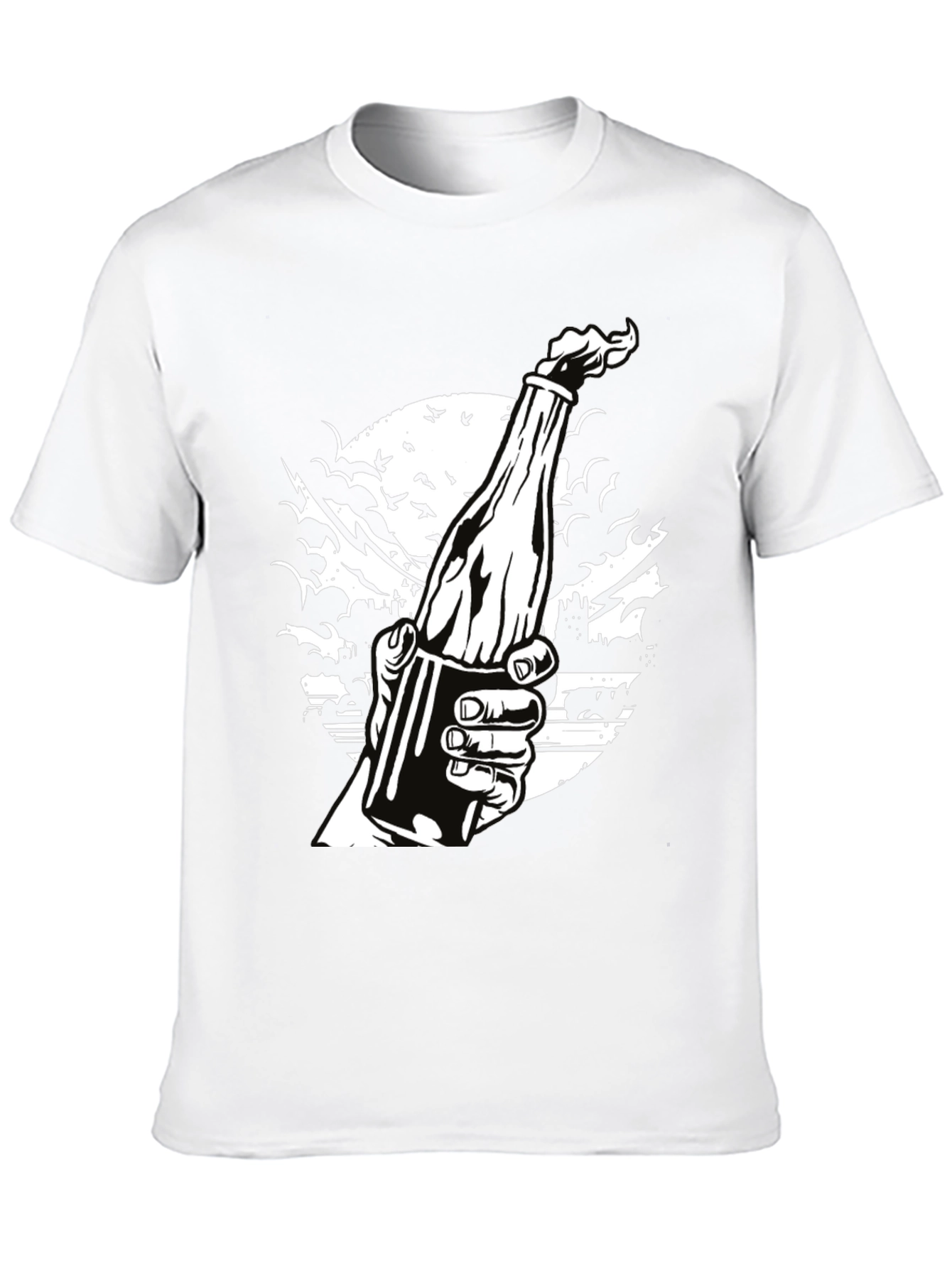 Molotov Cocktail T-Shirt - Protest Art Tee