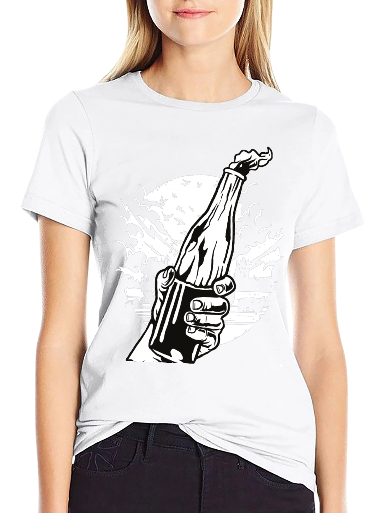 Molotov Cocktail T-Shirt - Protest Art Tee