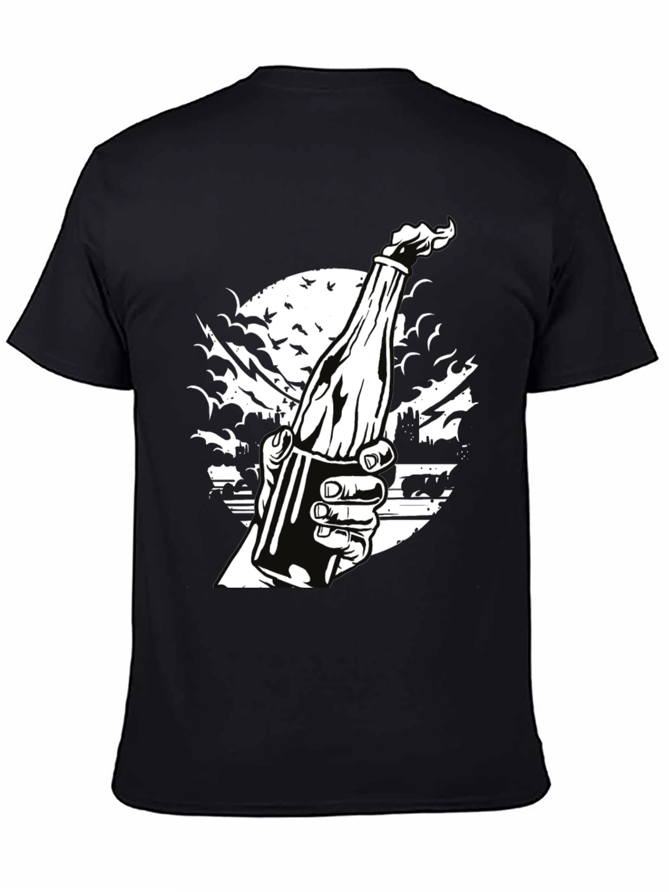 Molotov Cocktail T-Shirt - Protest Art Tee