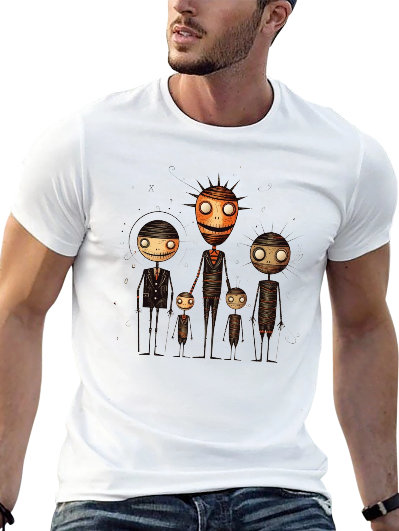 Spooky Family T-Shirt - Halloween Style