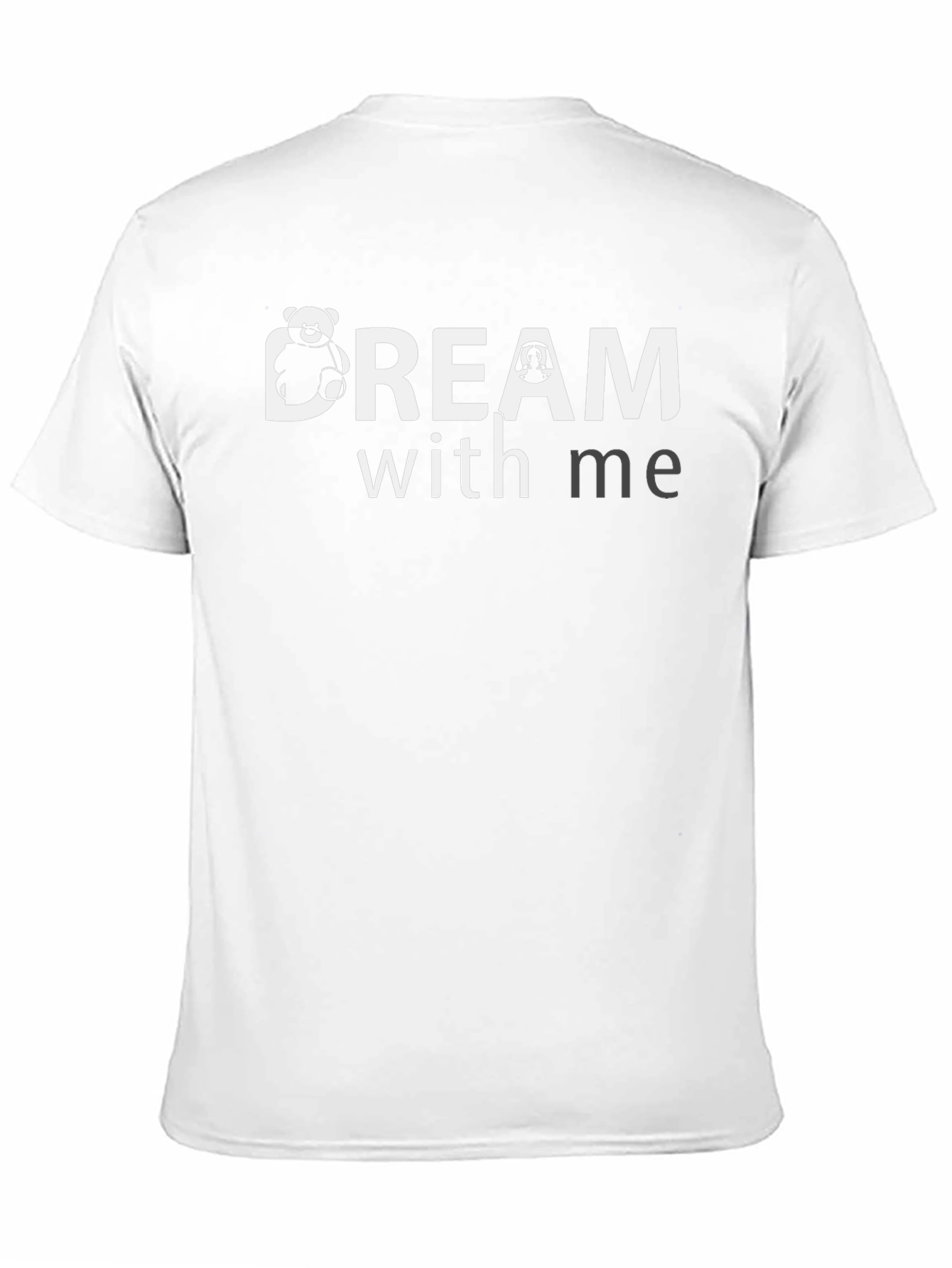 Dream With Me Black Graphic Tee