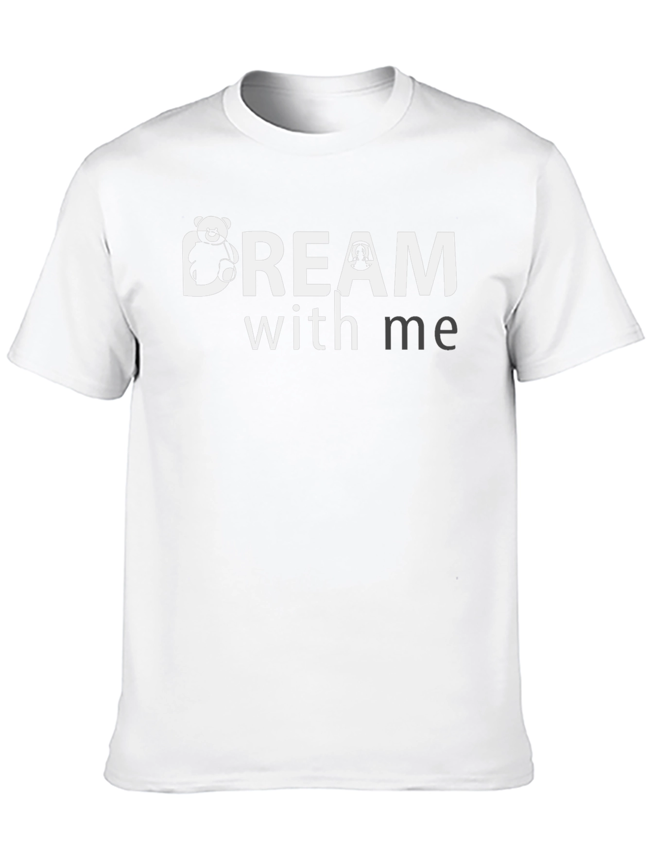 Dream With Me Black Graphic Tee
