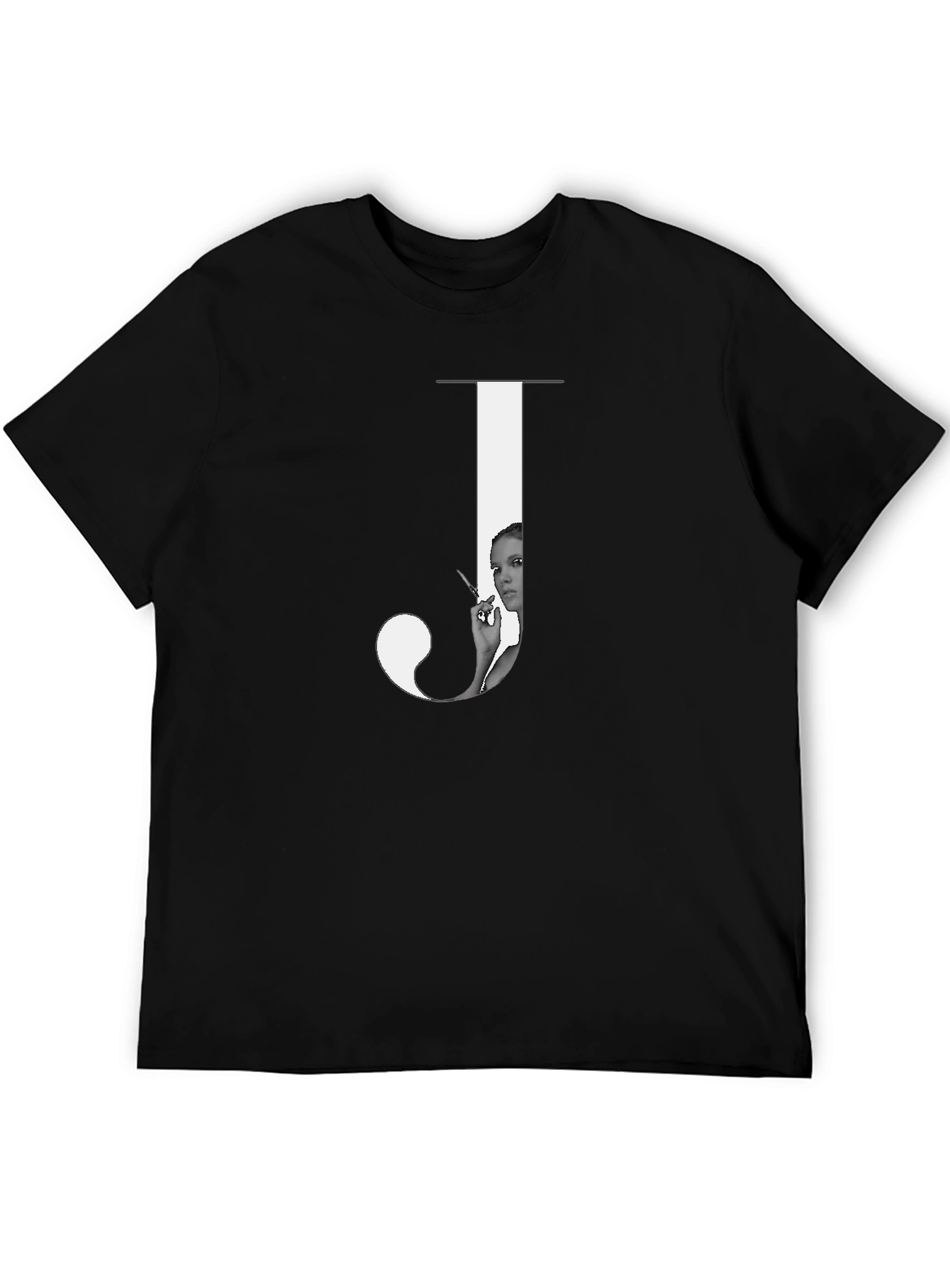 Letter J Graphic Print Tee