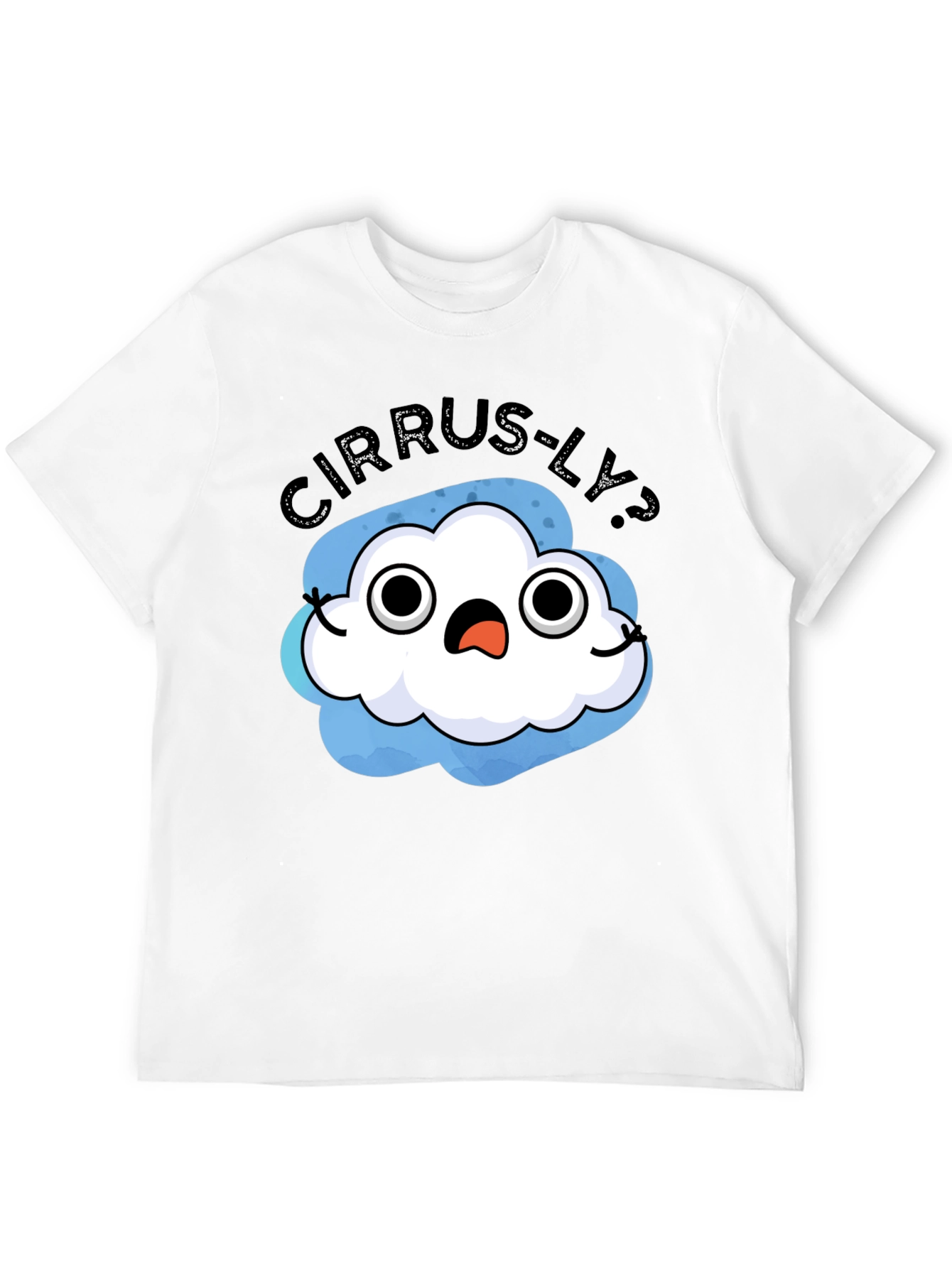 Cirrus-ly? T-Shirt - Humorous Weather Cloud Tee