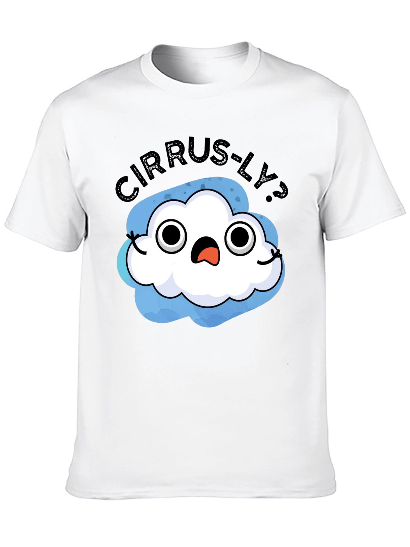 Cirrus-ly? T-Shirt - Humorous Weather Cloud Tee