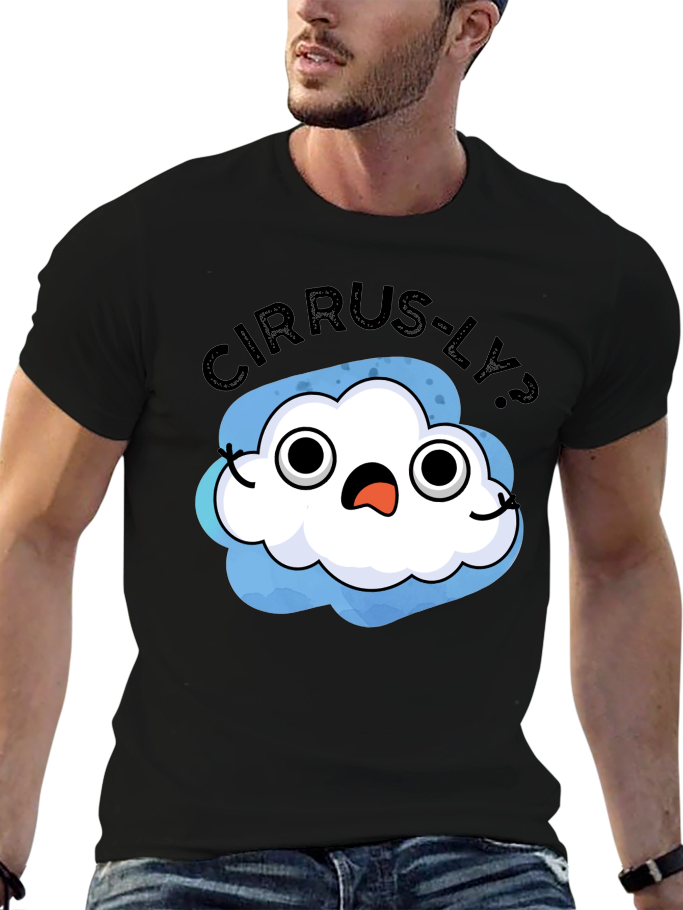 Cirrus-ly? T-Shirt - Humorous Weather Cloud Tee