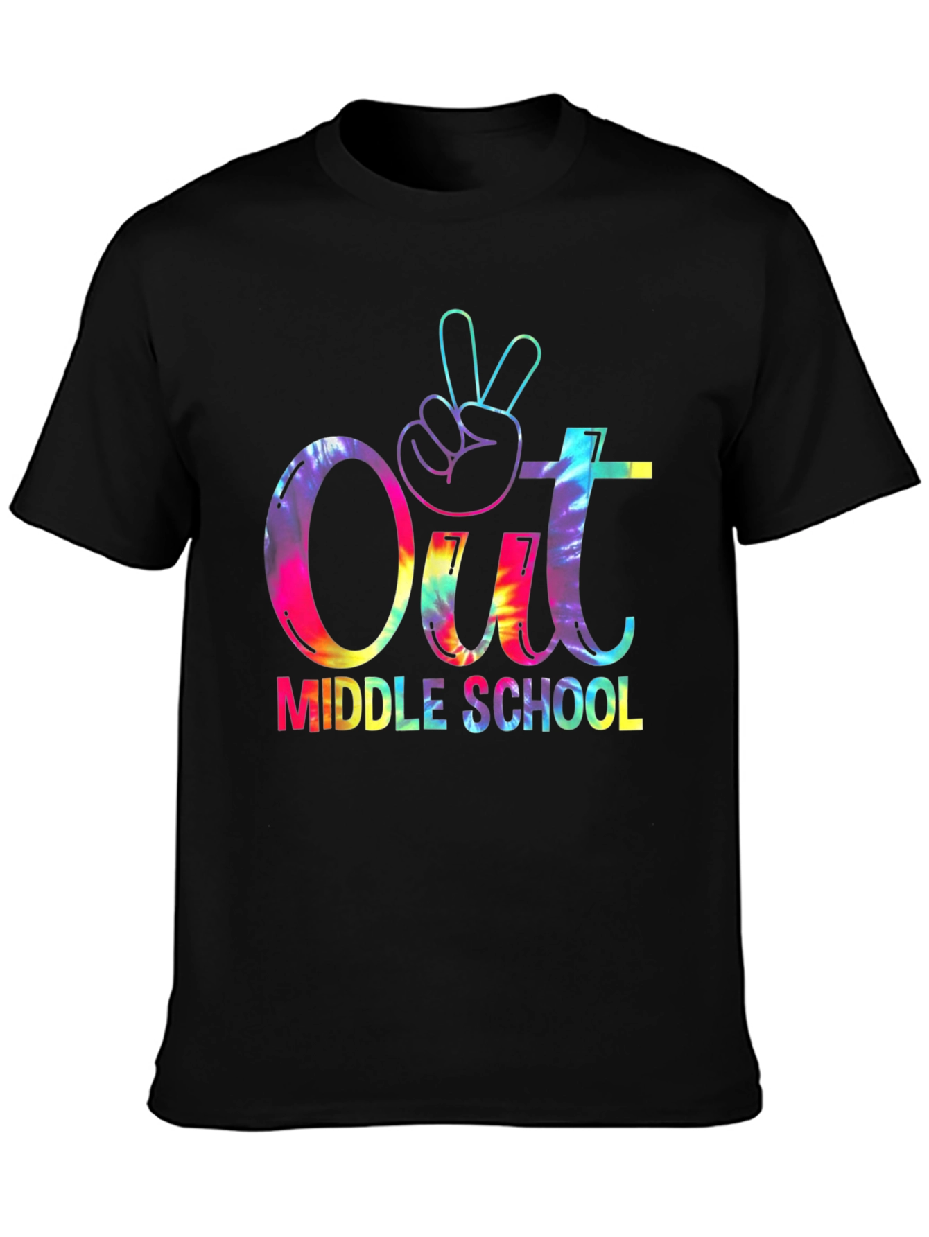 Out Middle School Tie Dye Graphic Tee